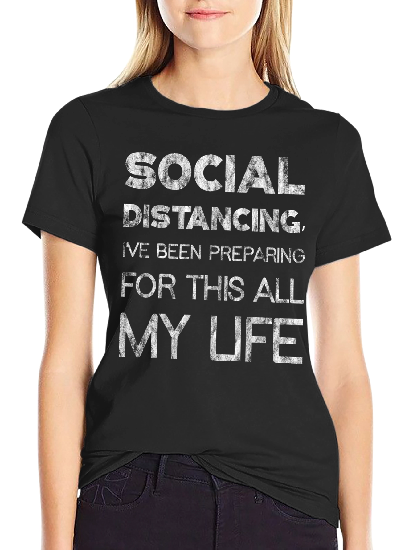Social Distancing Graphic T-Shirt