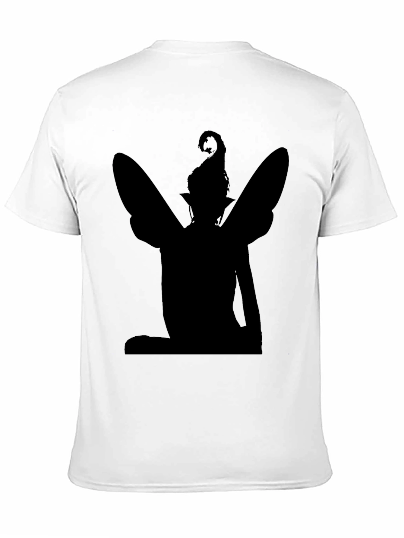 Fairy Silhouette Graphic Tee - Black