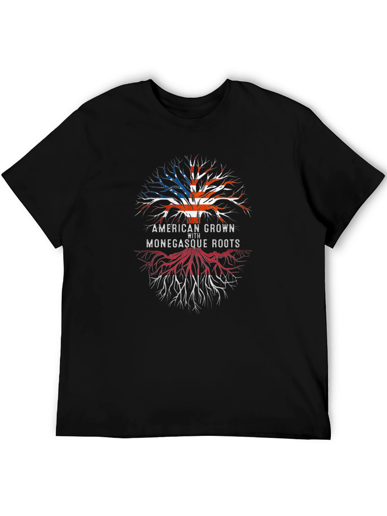 American Grown with Monegasque Roots T-Shirt