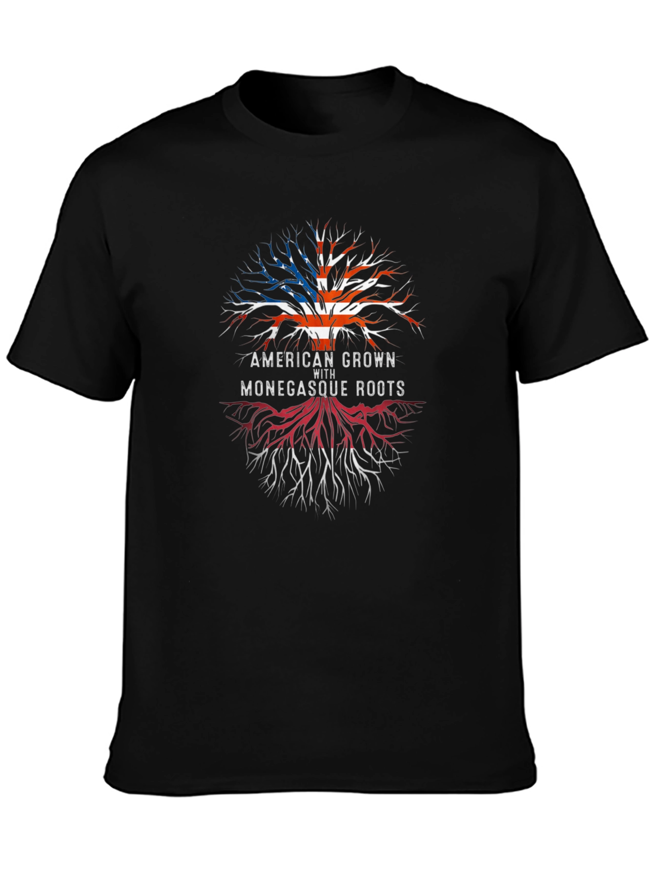American Grown with Monegasque Roots T-Shirt