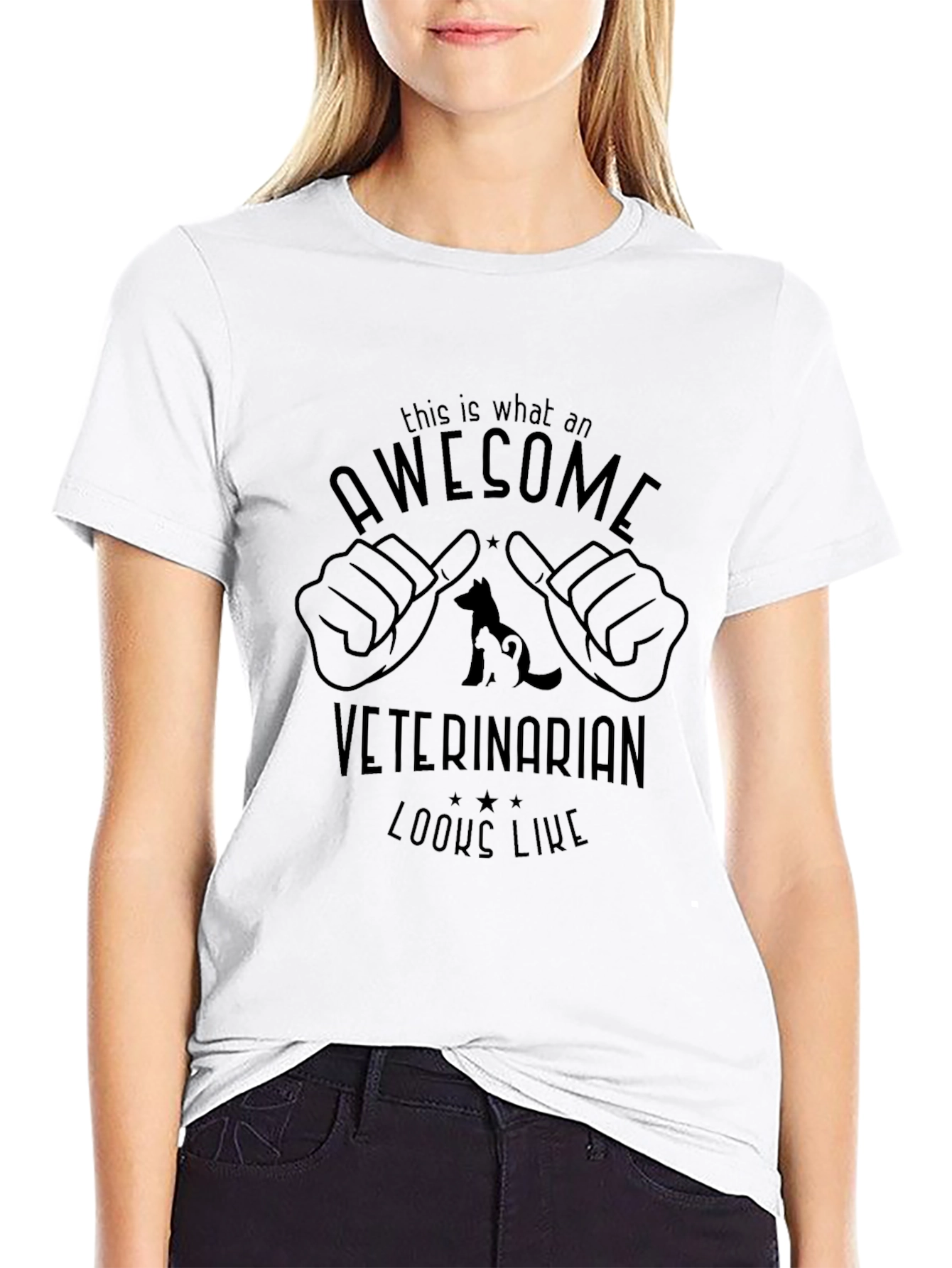 Awesome Veterinarian Graphic T-Shirt