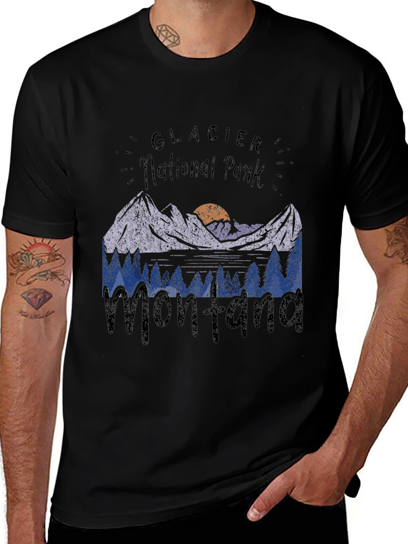 Glacier National Park Montana T-Shirt