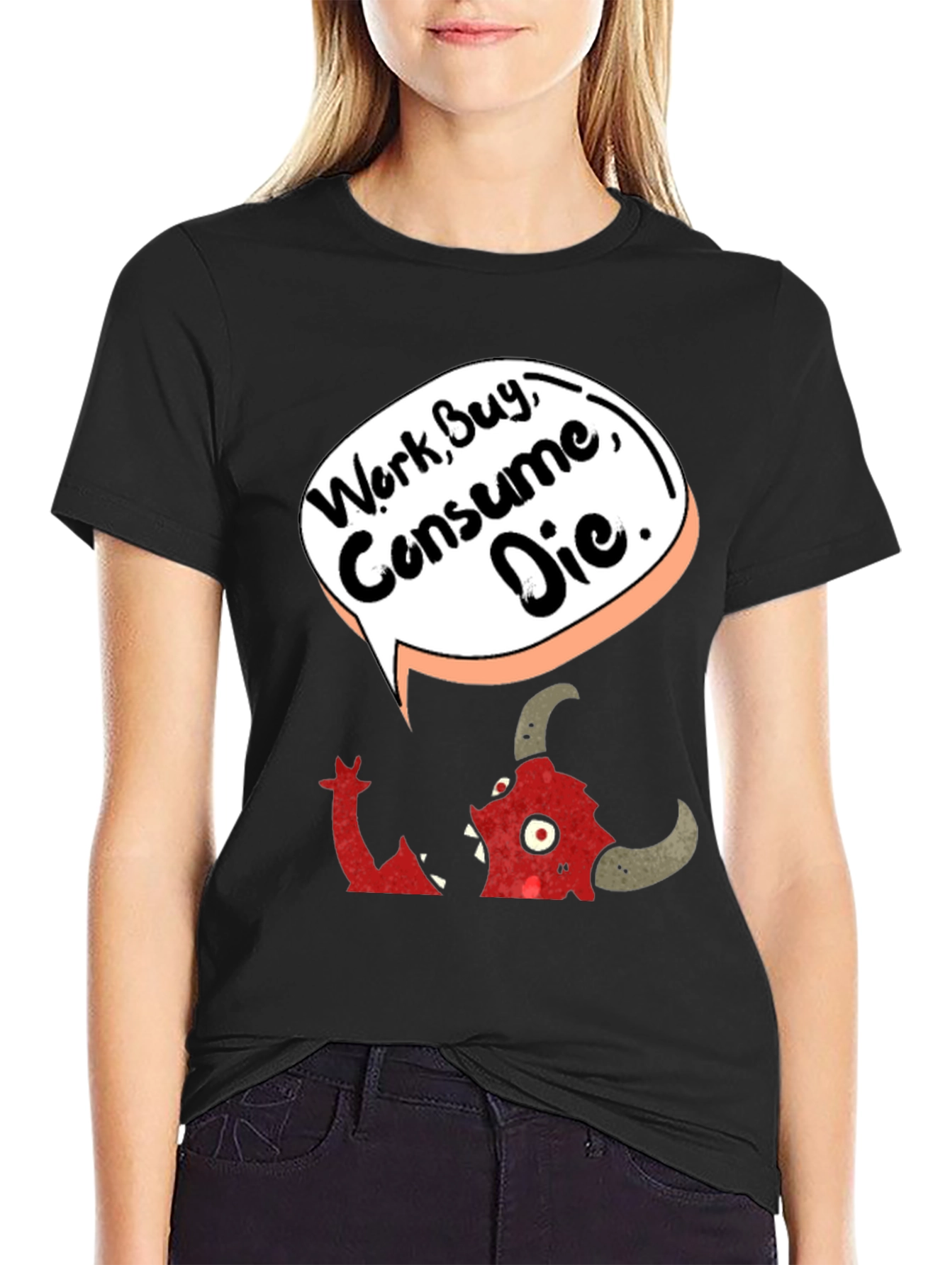 Work Consume Die Graphic T-Shirt