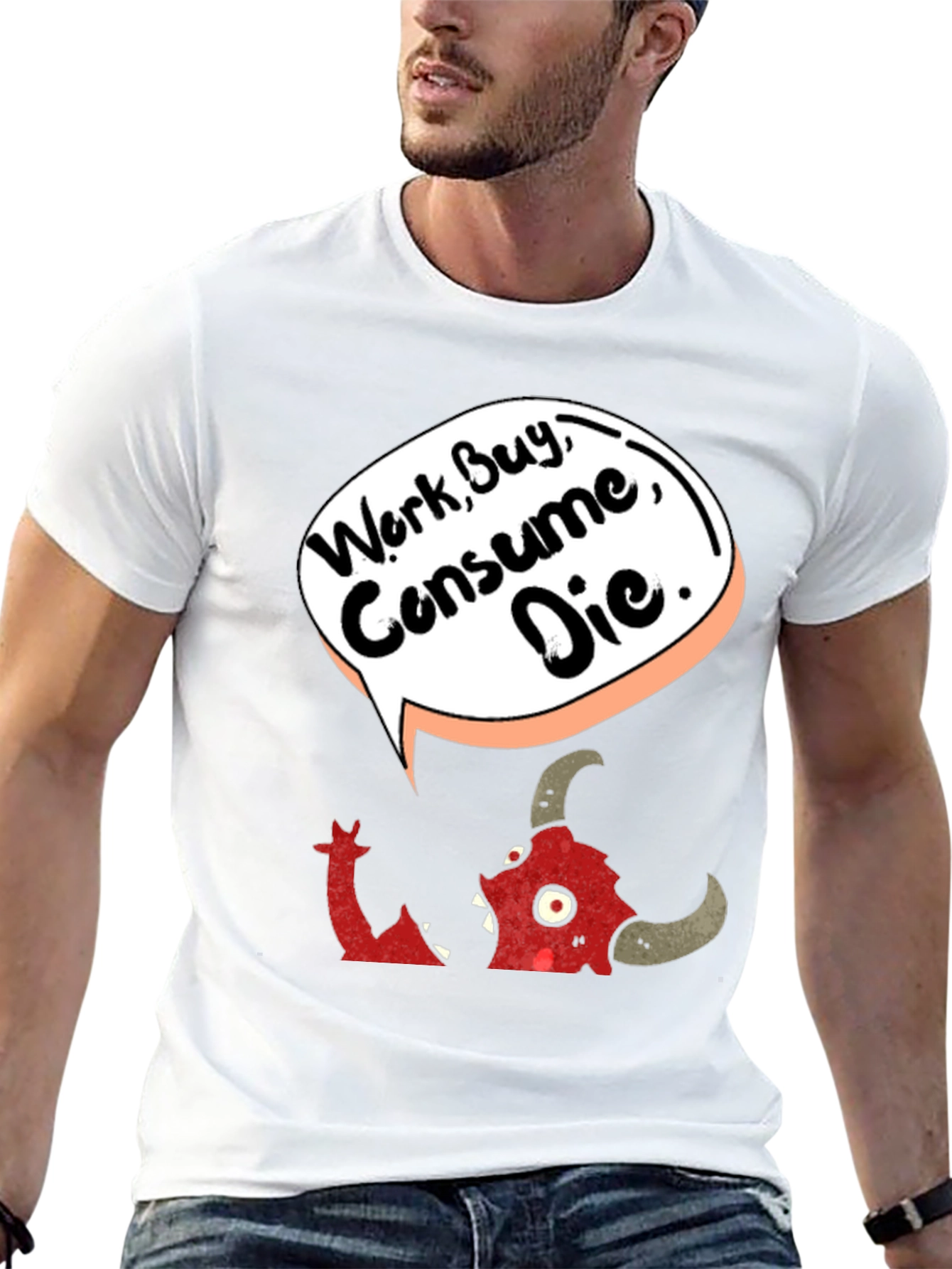 Work Consume Die Graphic T-Shirt
