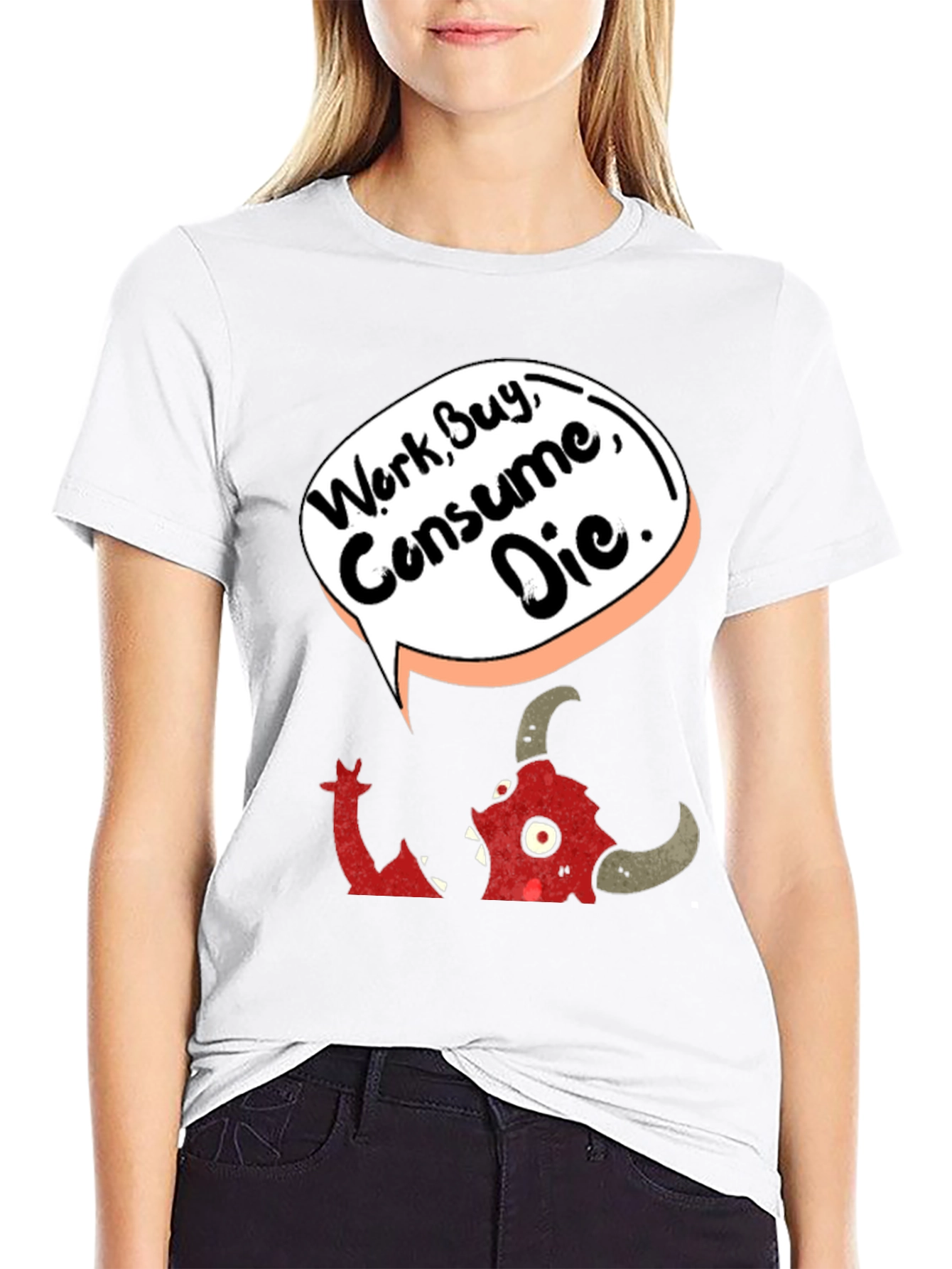 Work Consume Die Graphic T-Shirt