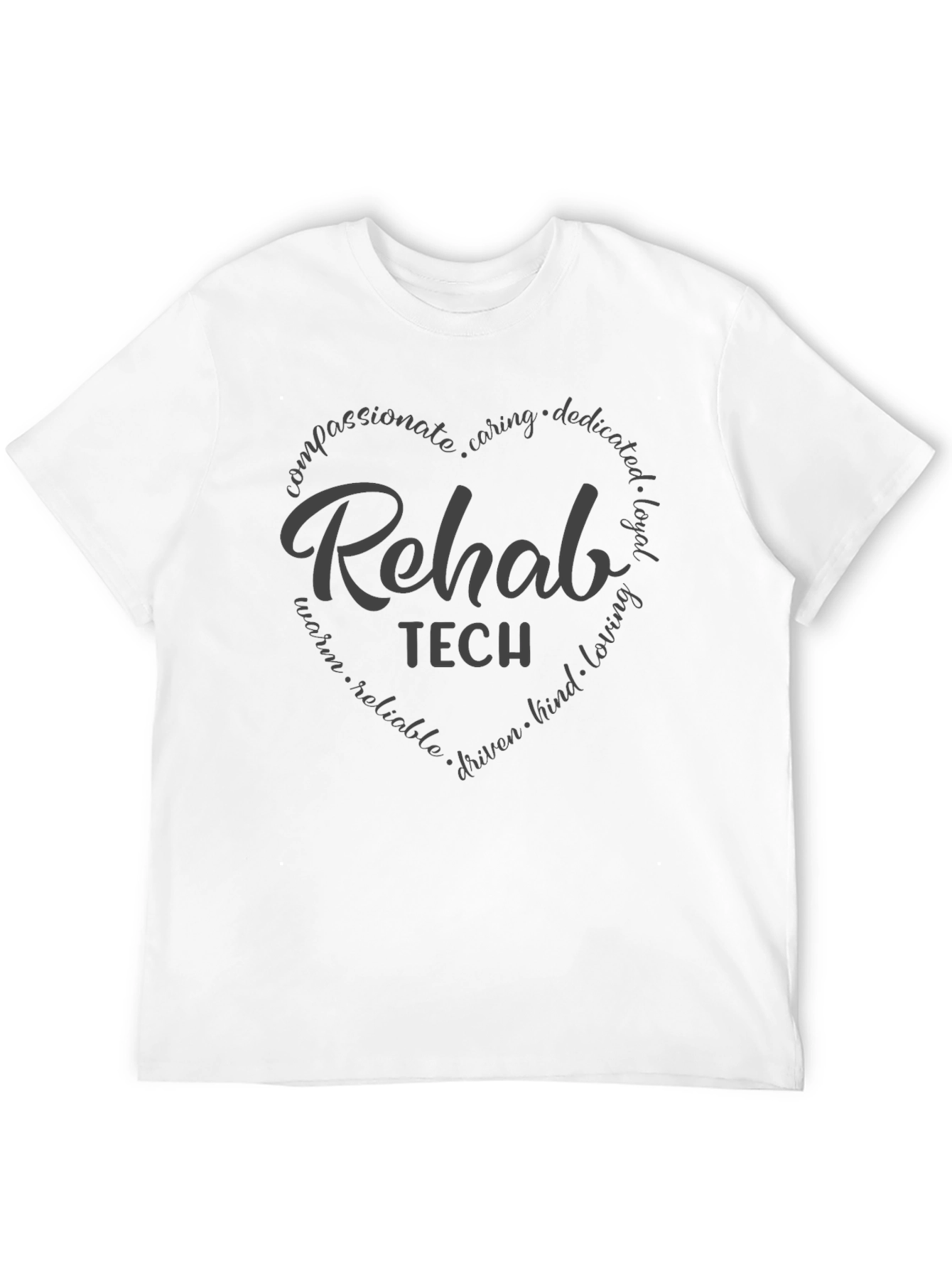 Rehab Tech Heart Graphic T-Shirt