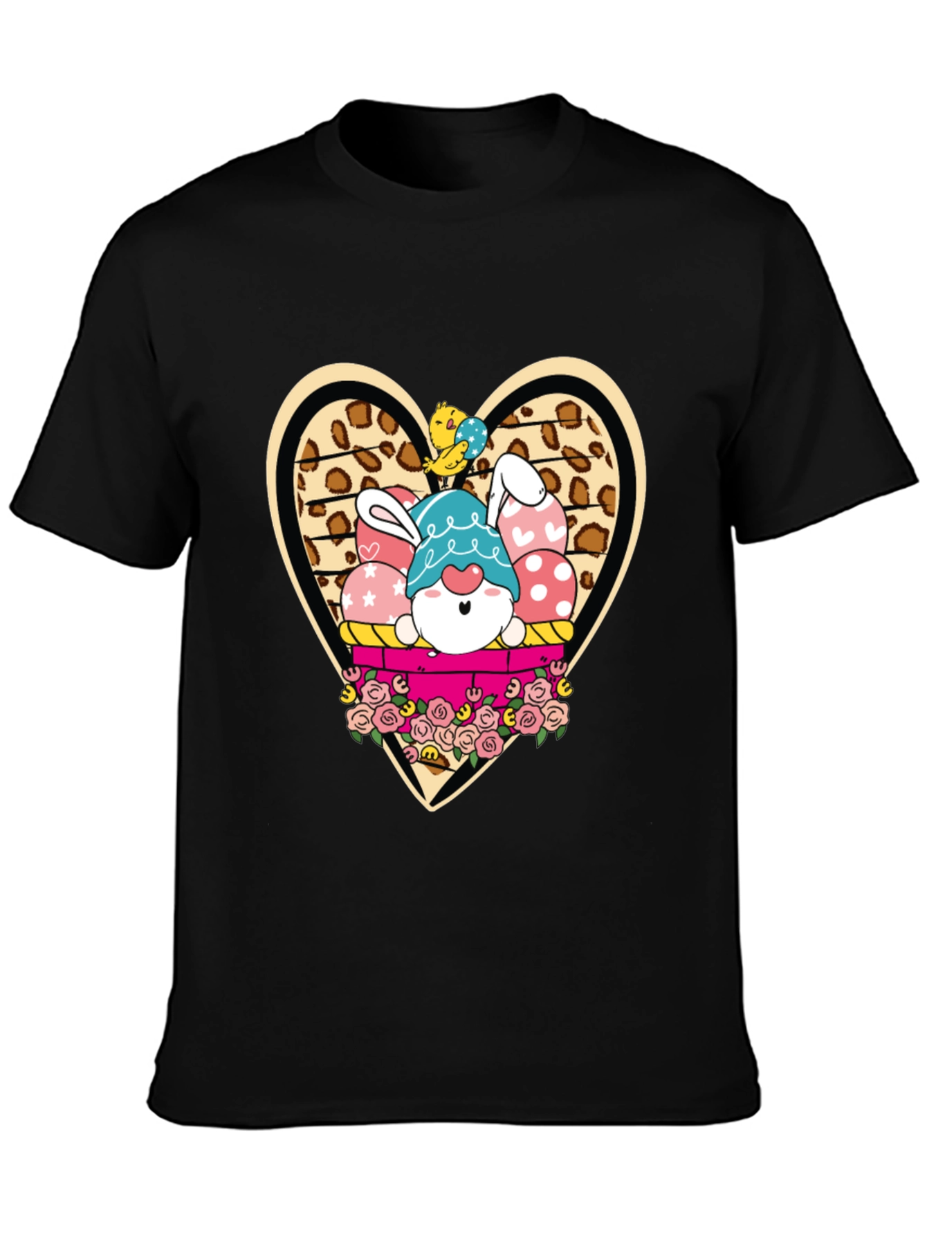 Easter Bunny Gnome T-Shirt - Cute Holiday Apparel