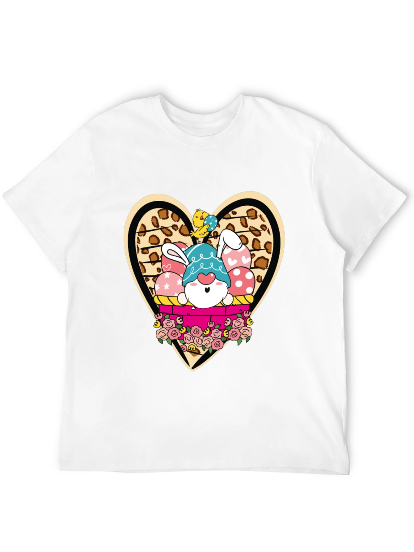 Easter Bunny Gnome T-Shirt - Cute Holiday Apparel