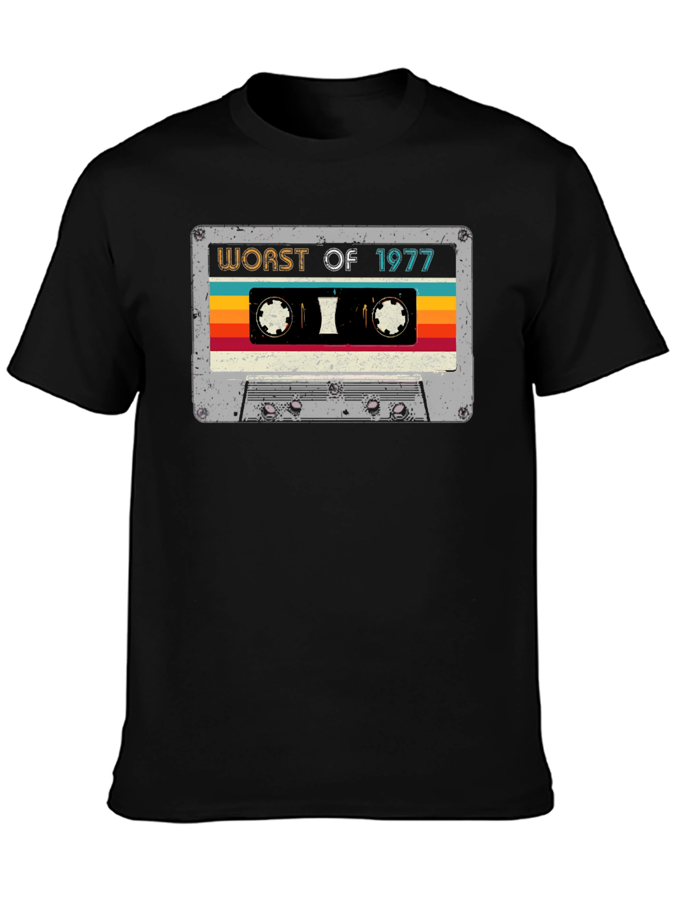Worst of 1977 Cassette Tape Graphic T-Shirt