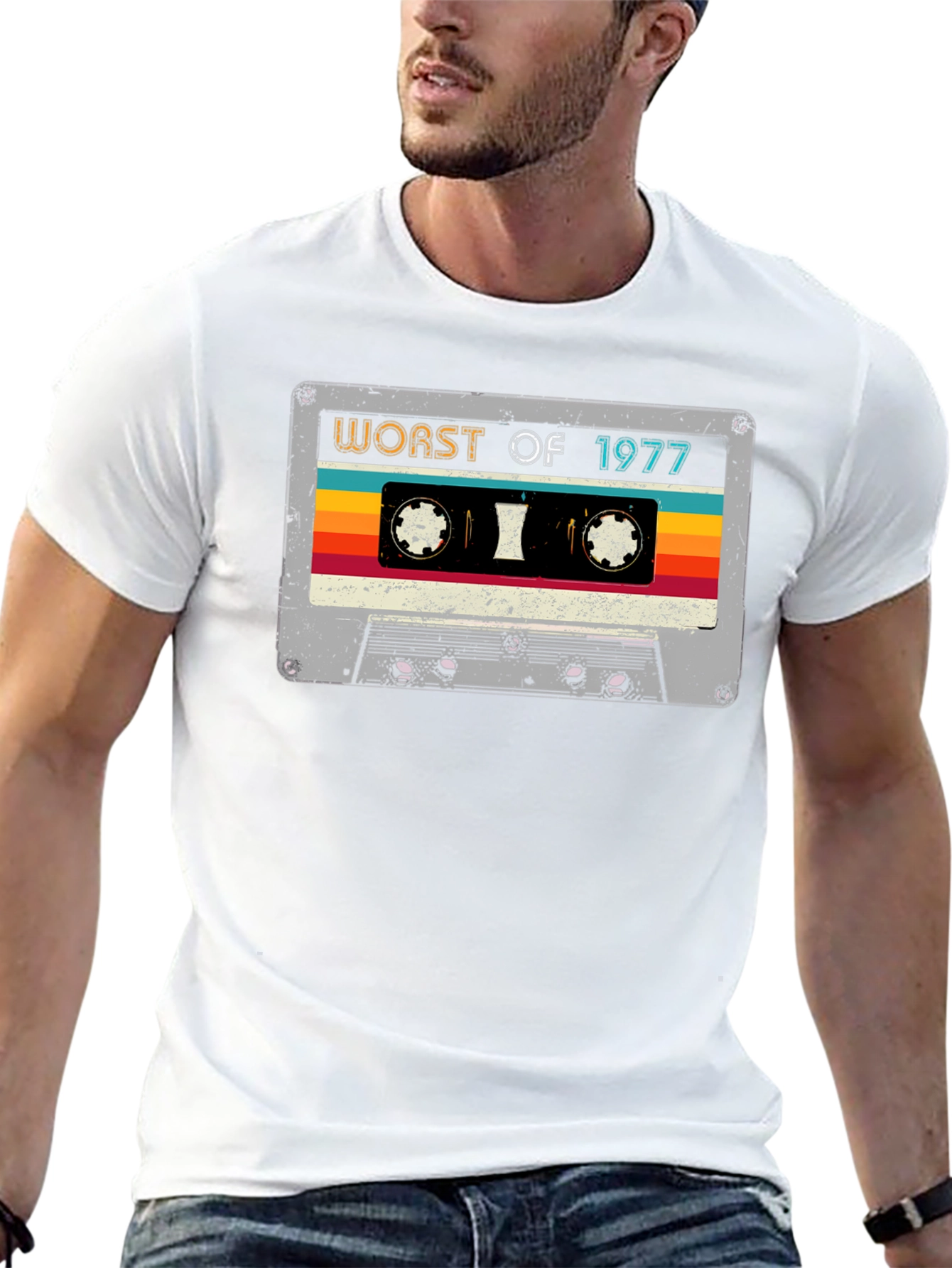 Worst of 1977 Cassette Tape Graphic T-Shirt