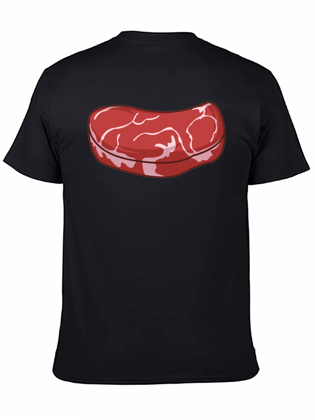 Steak Graphic T-Shirt - Novelty Food Tee