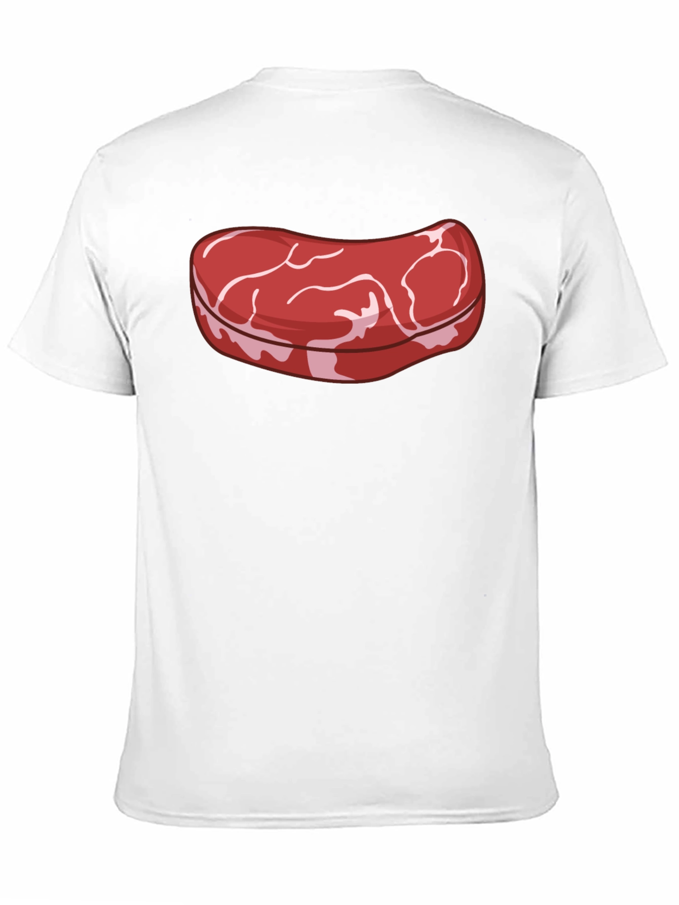 Steak Graphic T-Shirt - Novelty Food Tee