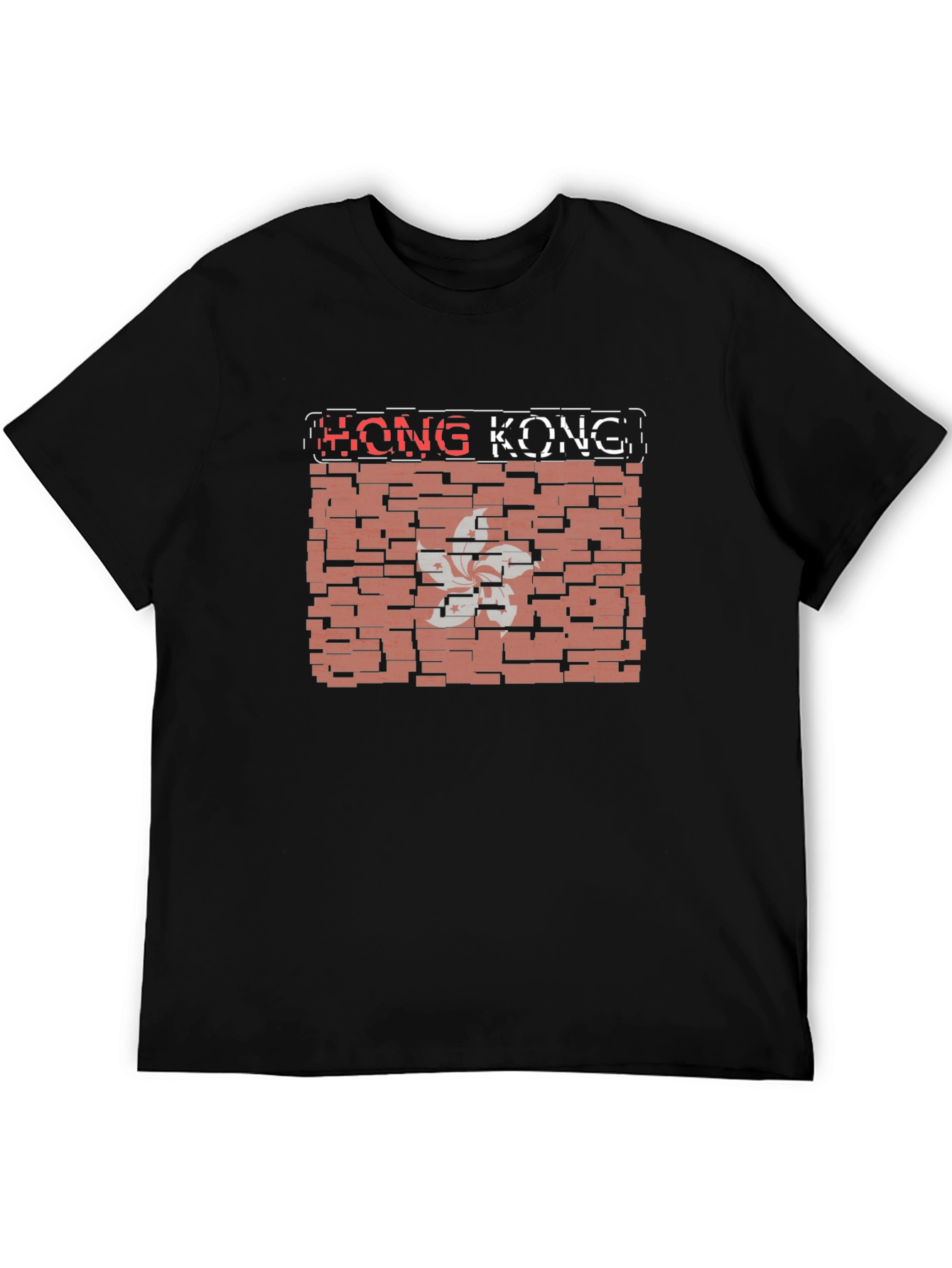 Hong Kong Brick Flag Graphic T-Shirt