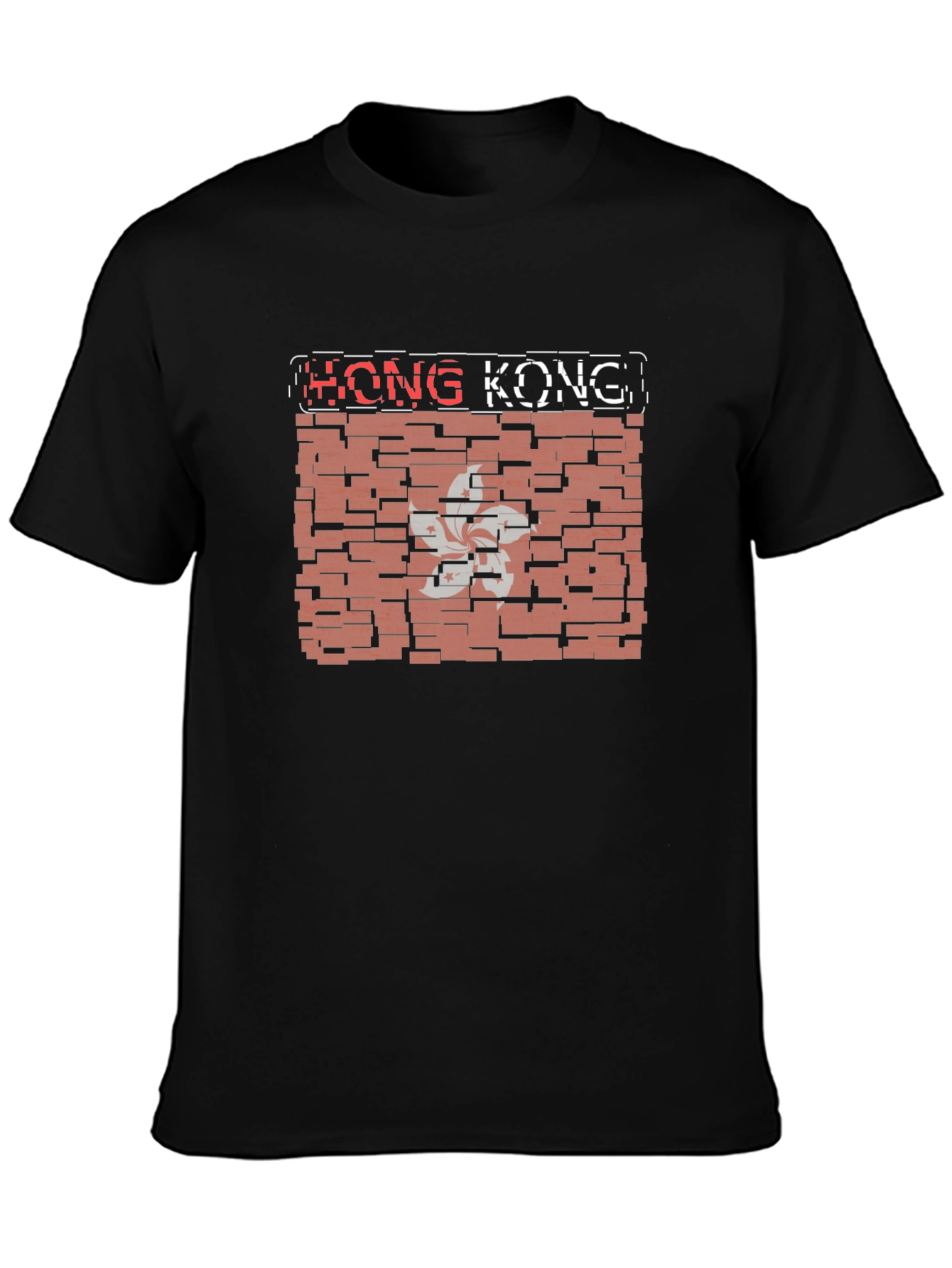 Hong Kong Brick Flag Graphic T-Shirt