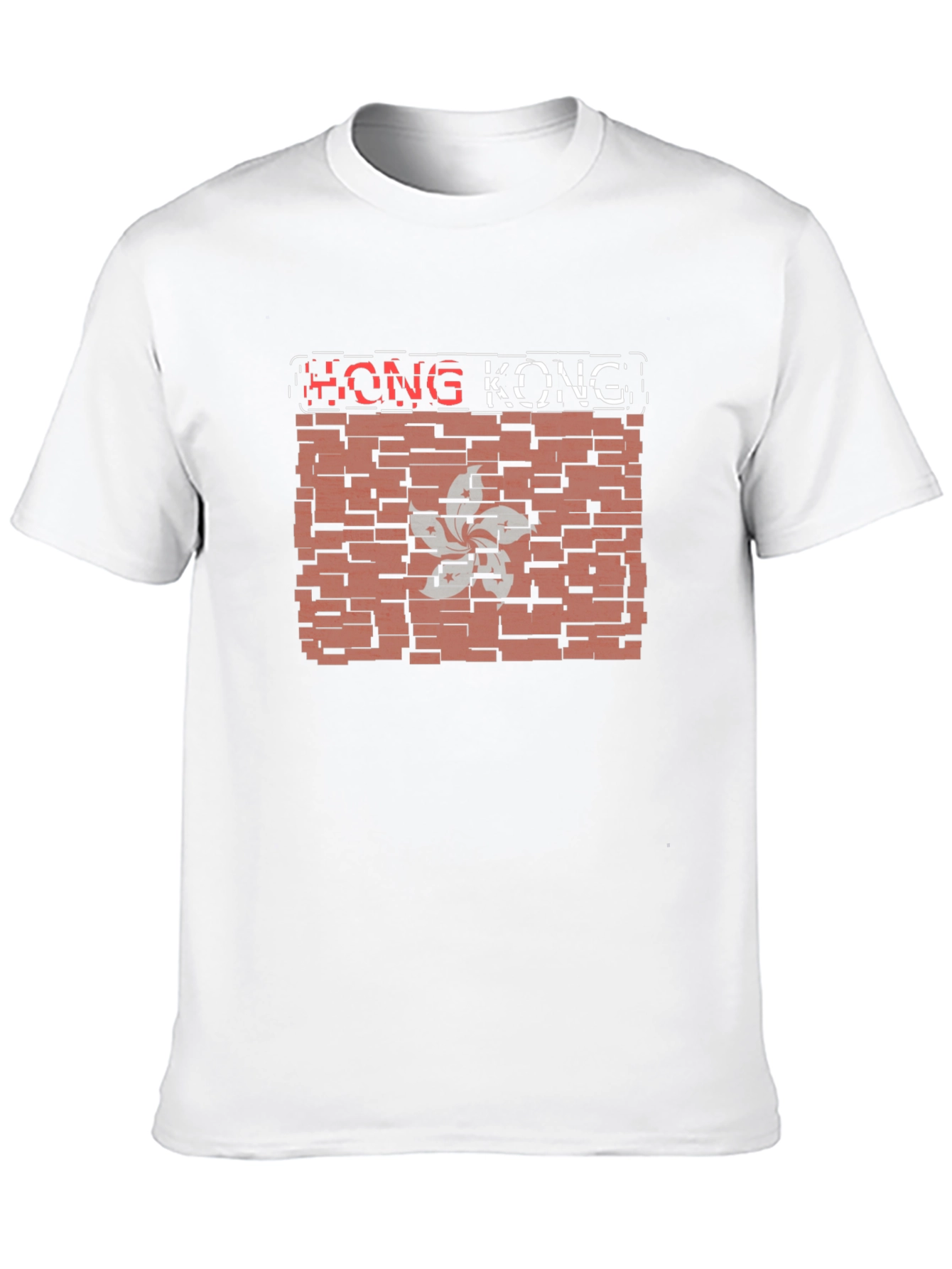 Hong Kong Brick Flag Graphic T-Shirt