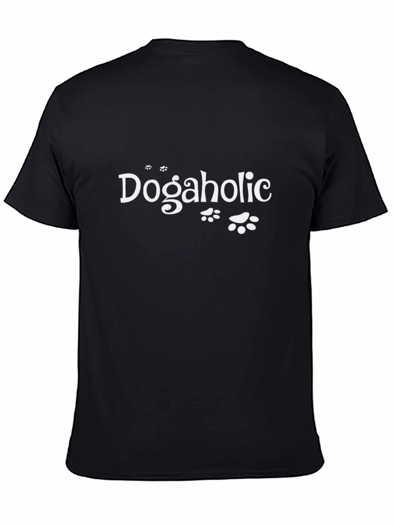 Dogaholic Black T-Shirt