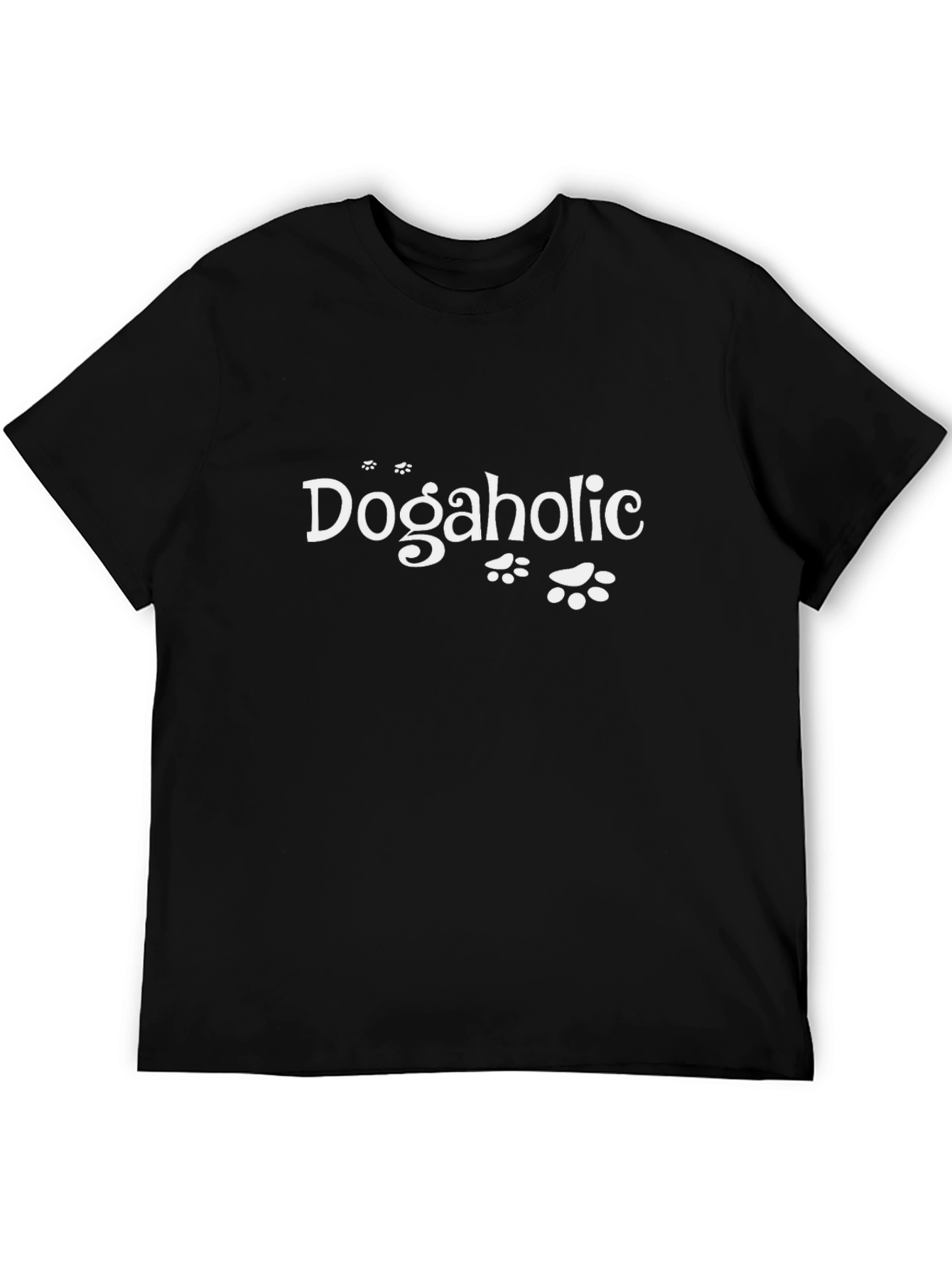 Dogaholic Black T-Shirt