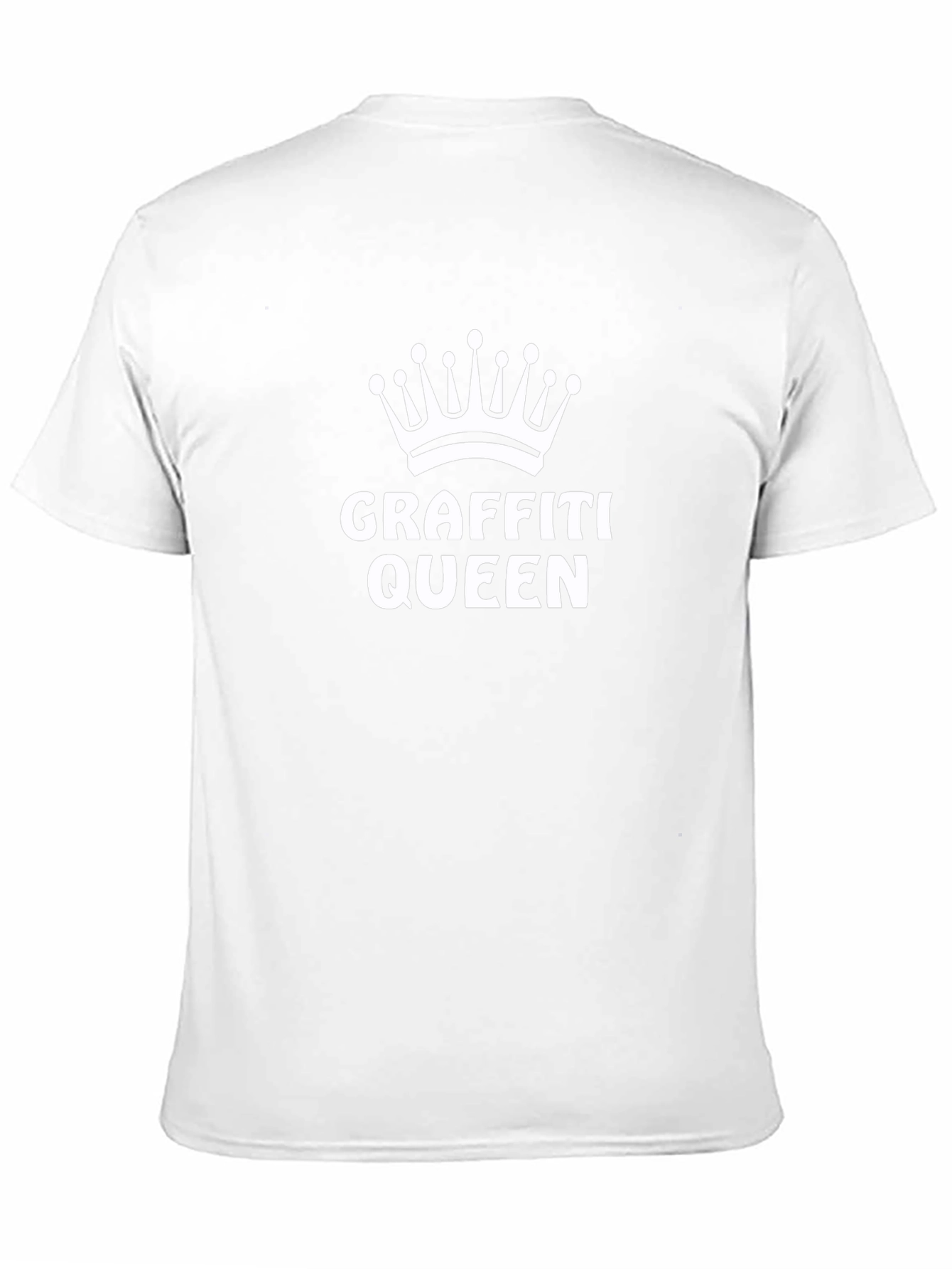 Graffiti Queen Black T-Shirt - Street Art Style