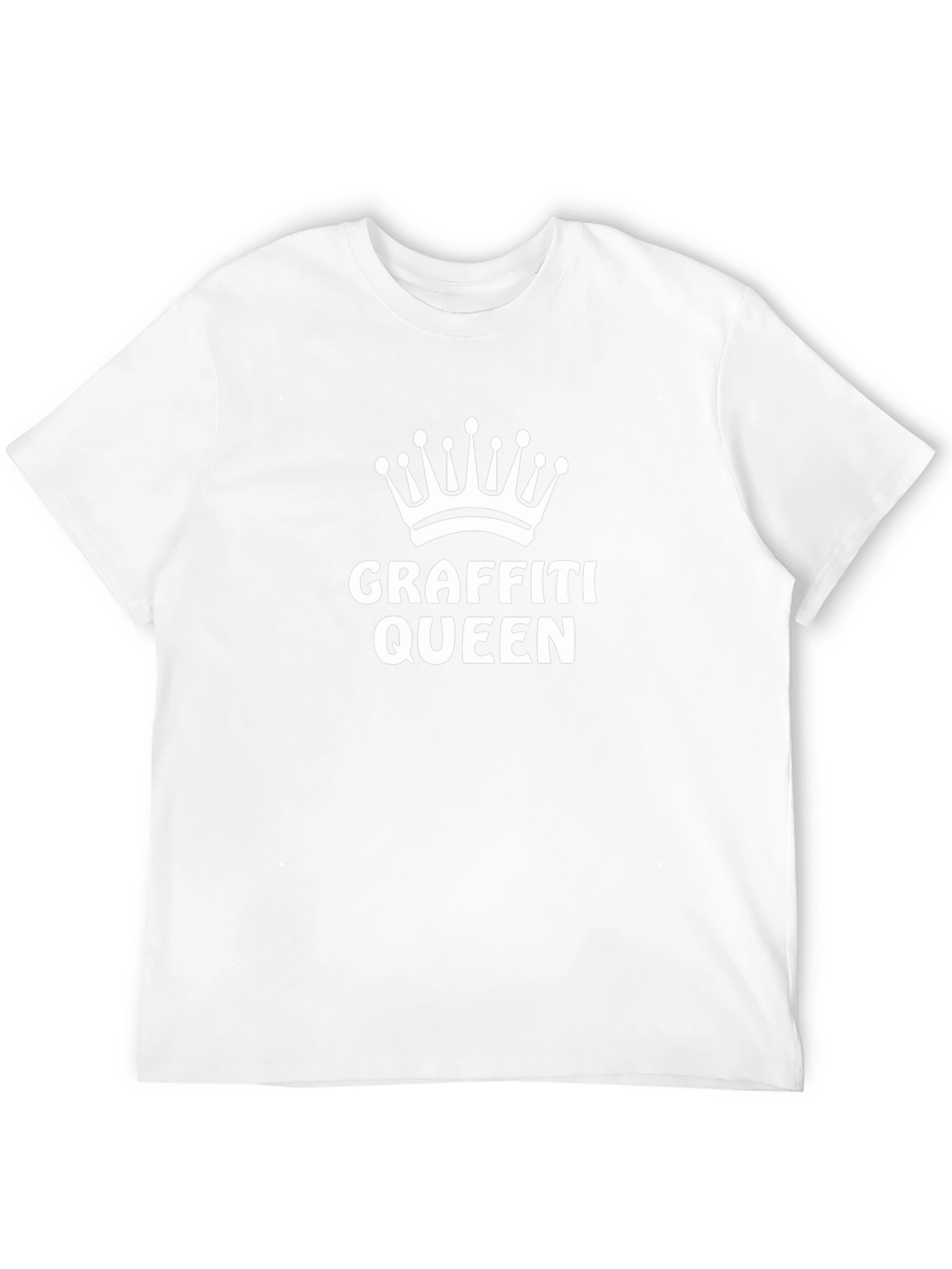 Graffiti Queen Black T-Shirt - Street Art Style