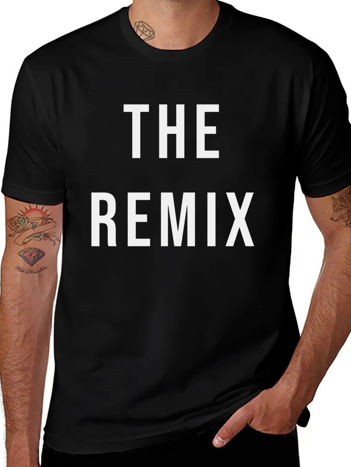 The Remix Black Graphic T-Shirt
