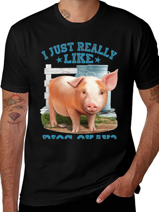 I Just Really Like Pigs T-Shirt
