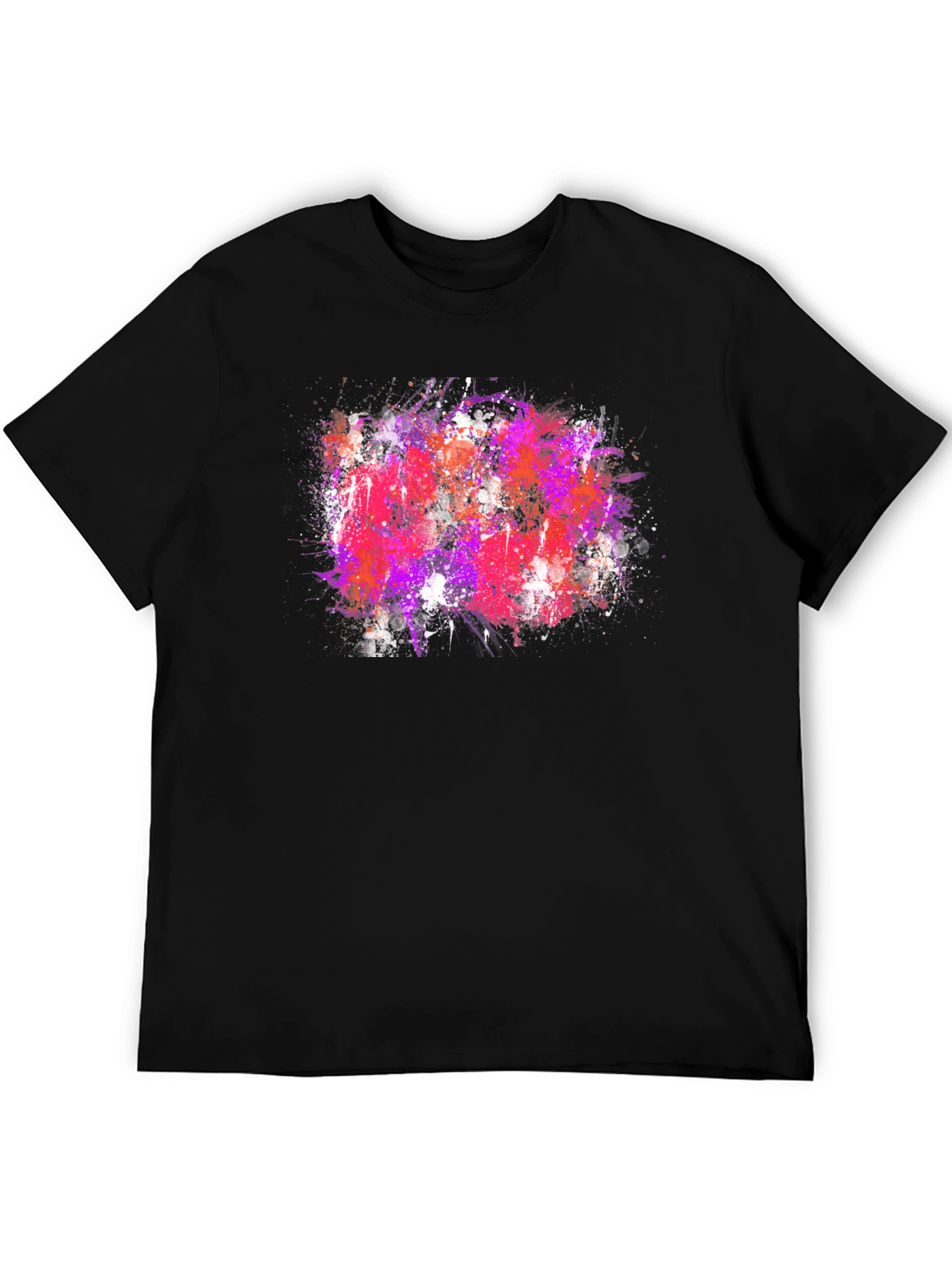 Abstract Splatter T-Shirt - Bold Graphic Tee