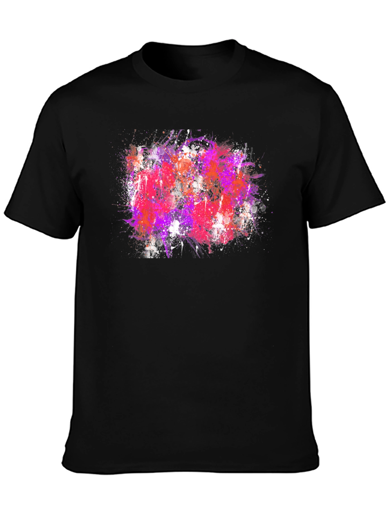 Abstract Splatter T-Shirt - Bold Graphic Tee