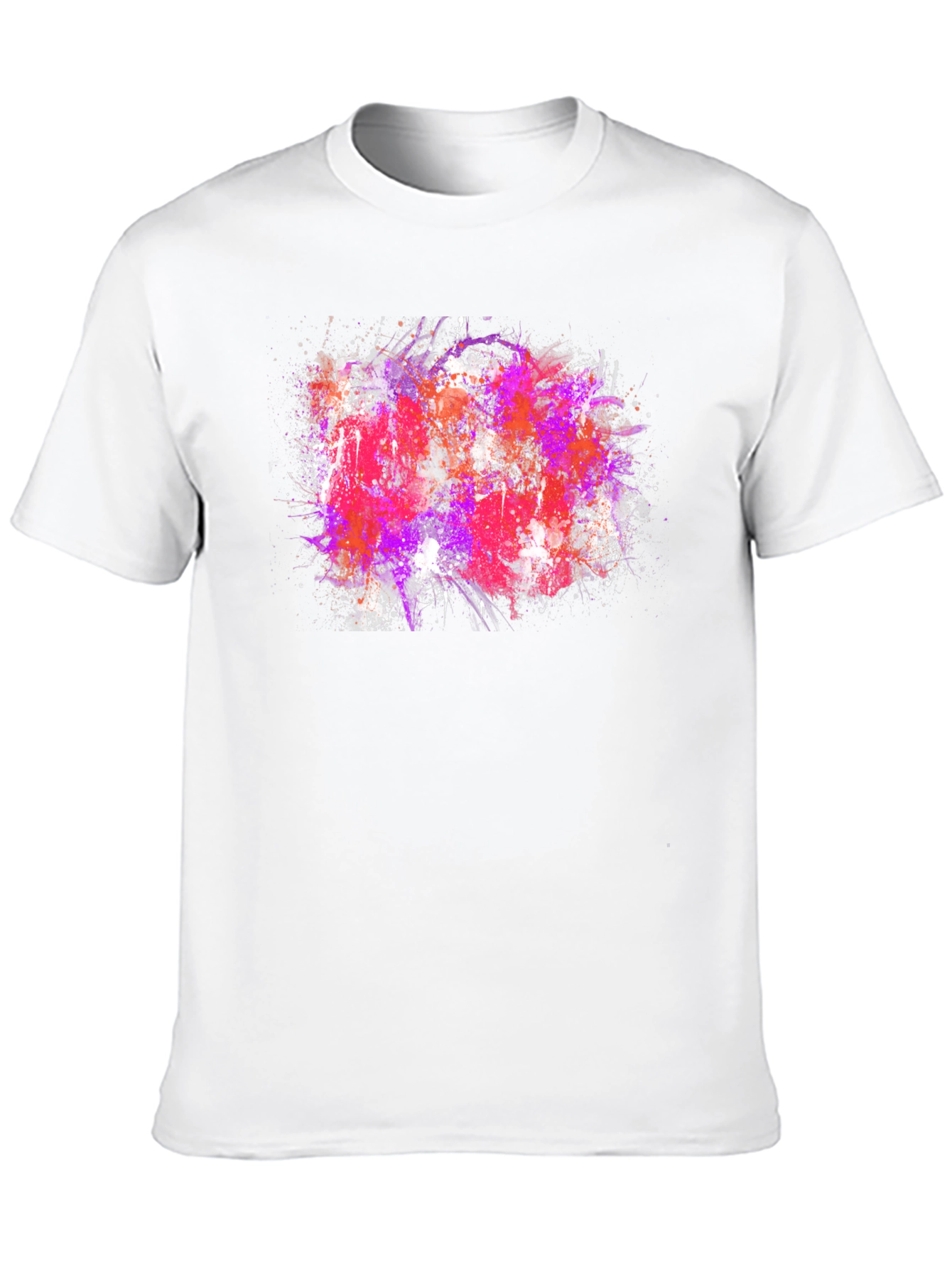 Abstract Splatter T-Shirt - Bold Graphic Tee