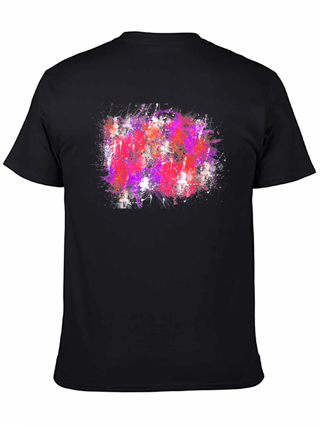 Abstract Splatter T-Shirt - Bold Graphic Tee