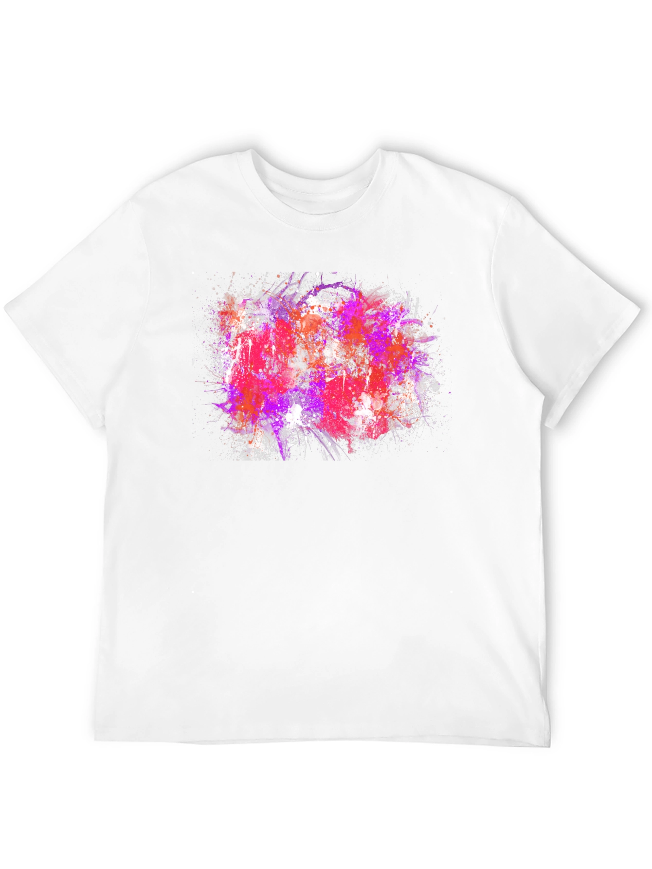 Abstract Splatter T-Shirt - Bold Graphic Tee