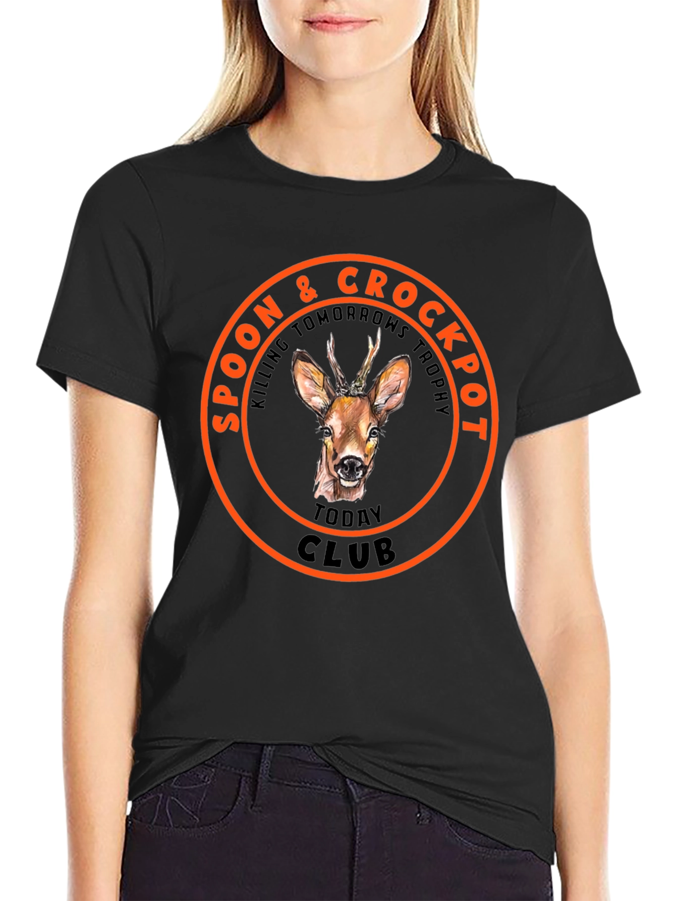 Spoon & Crockpot Trophy Club Deer Graphic T-Shirt