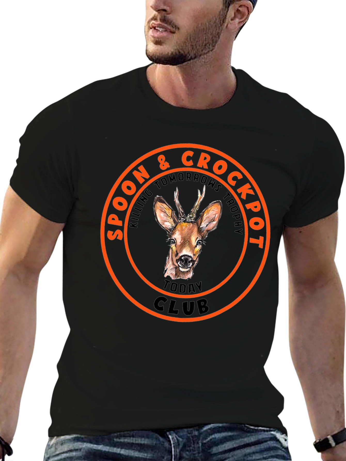 Spoon & Crockpot Trophy Club Deer Graphic T-Shirt