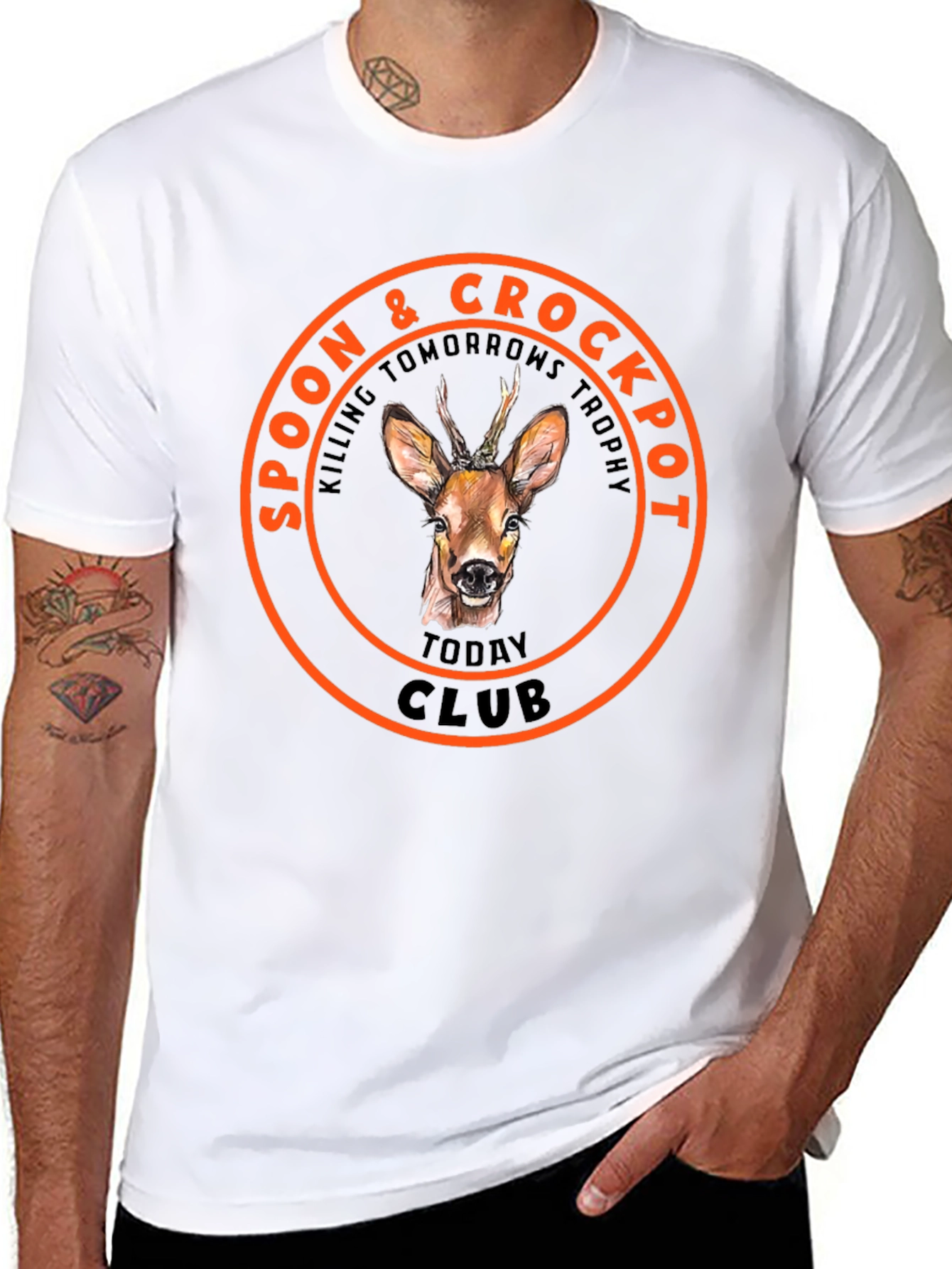 Spoon & Crockpot Trophy Club Deer Graphic T-Shirt