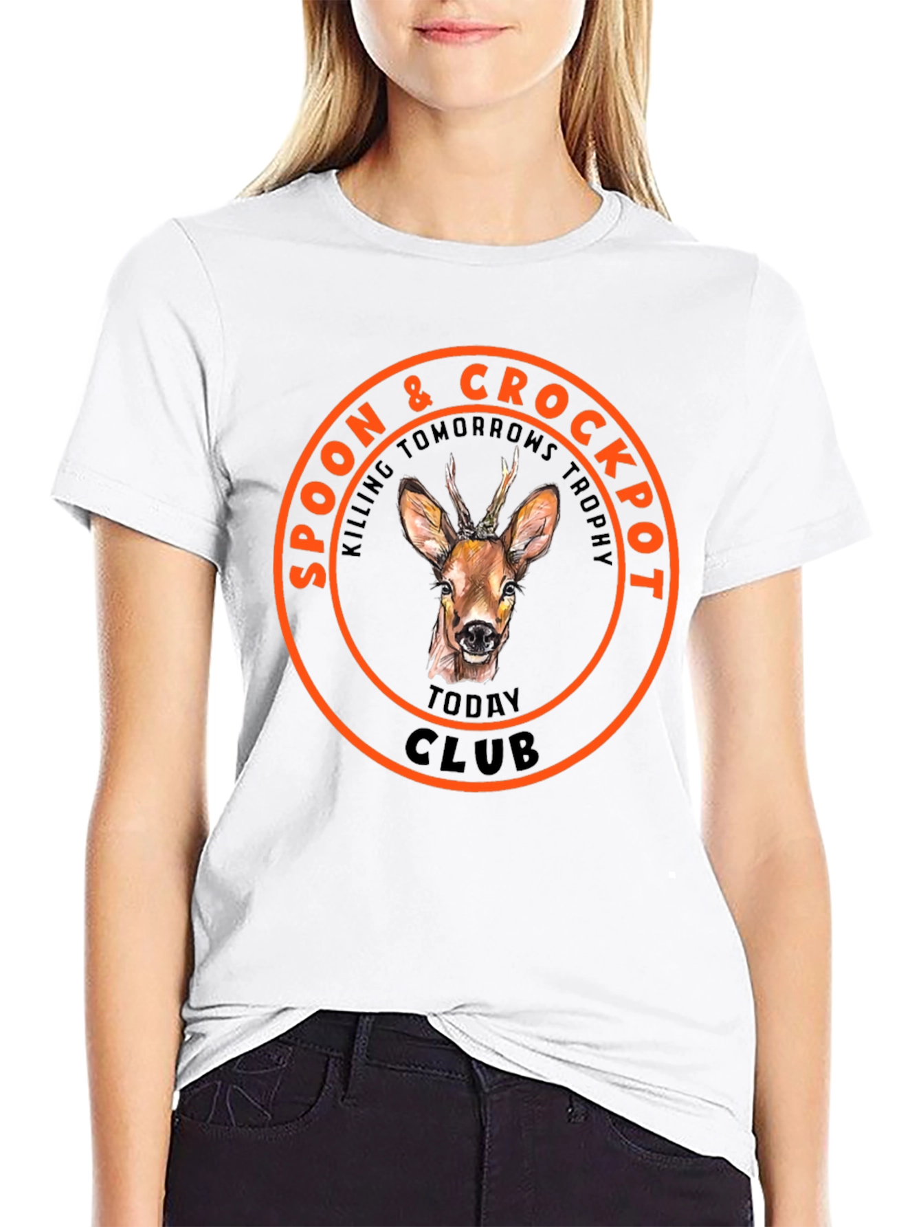 Spoon & Crockpot Trophy Club Deer Graphic T-Shirt