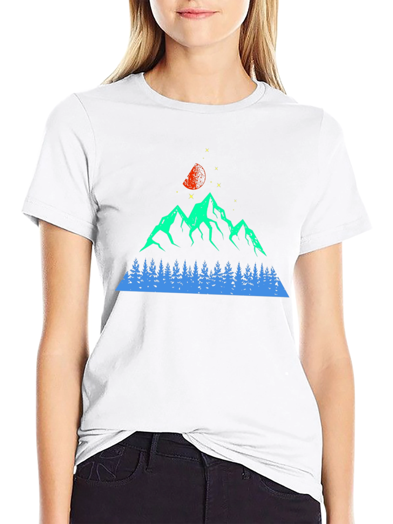 Mountain Graphic Tee - Stylish Nature Design
