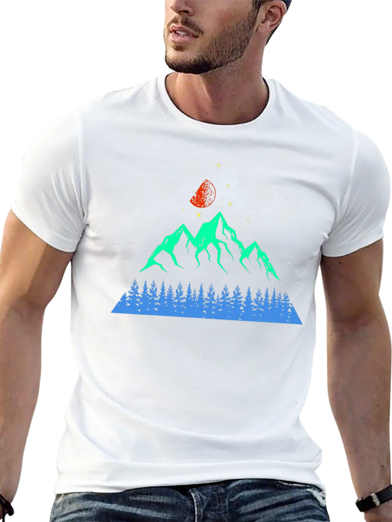 Mountain Graphic Tee - Stylish Nature Design