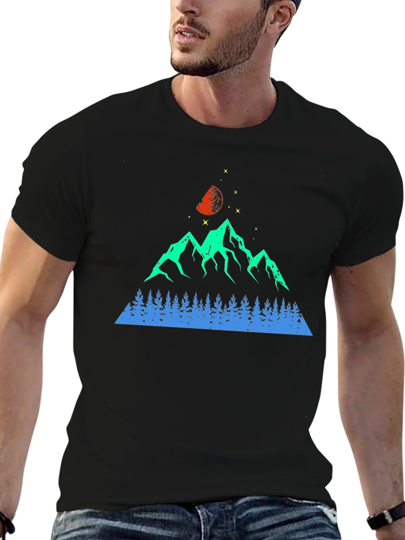Mountain Graphic Tee - Stylish Nature Design