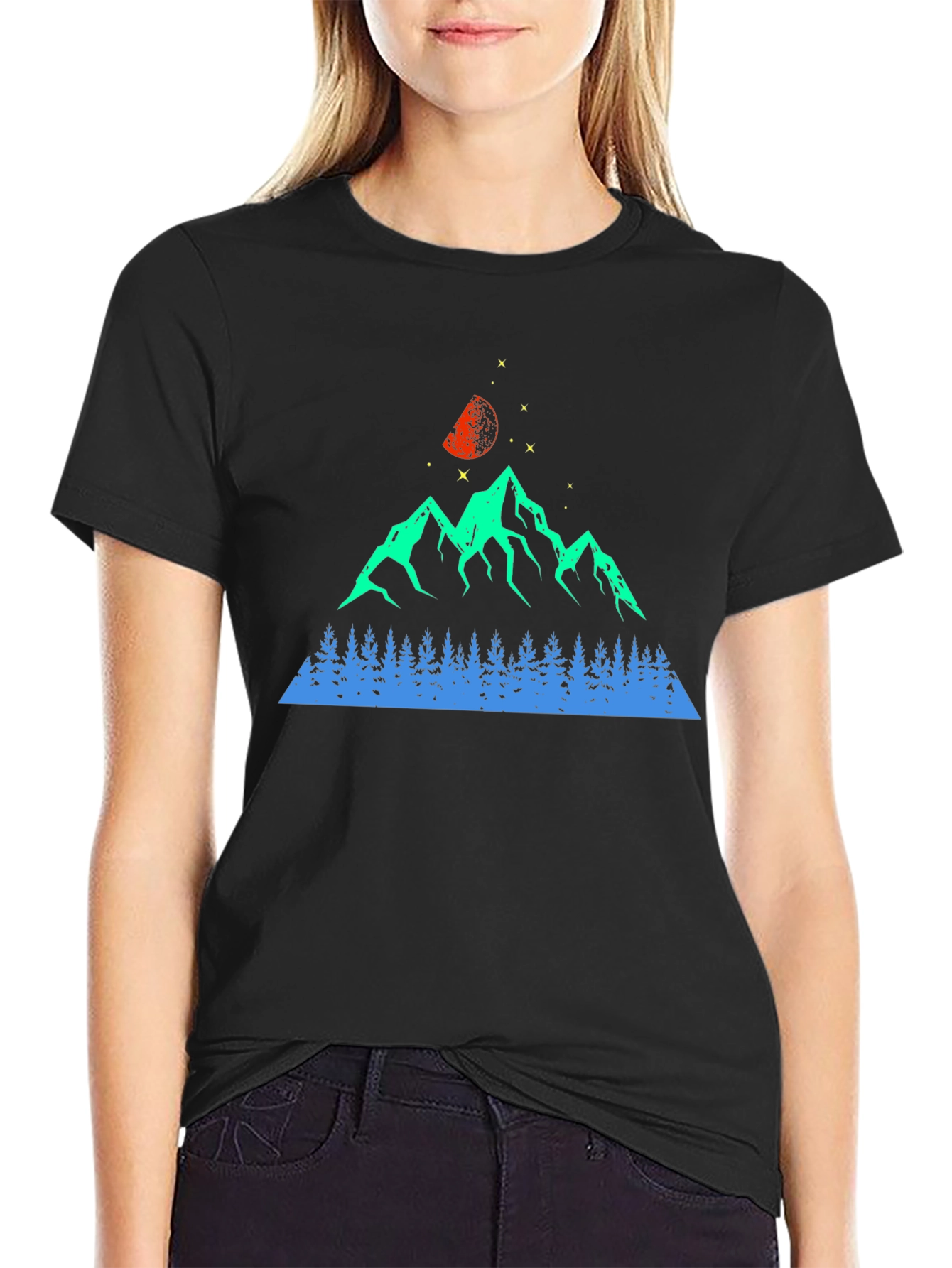 Mountain Graphic Tee - Stylish Nature Design