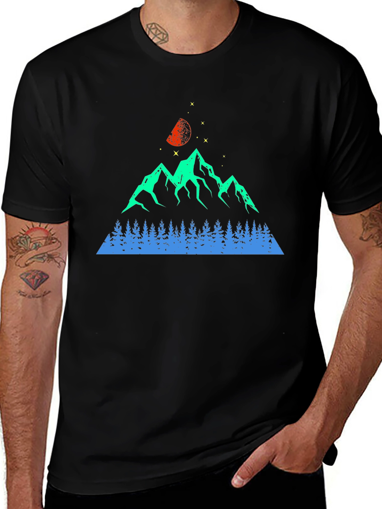 Mountain Graphic Tee - Stylish Nature Design