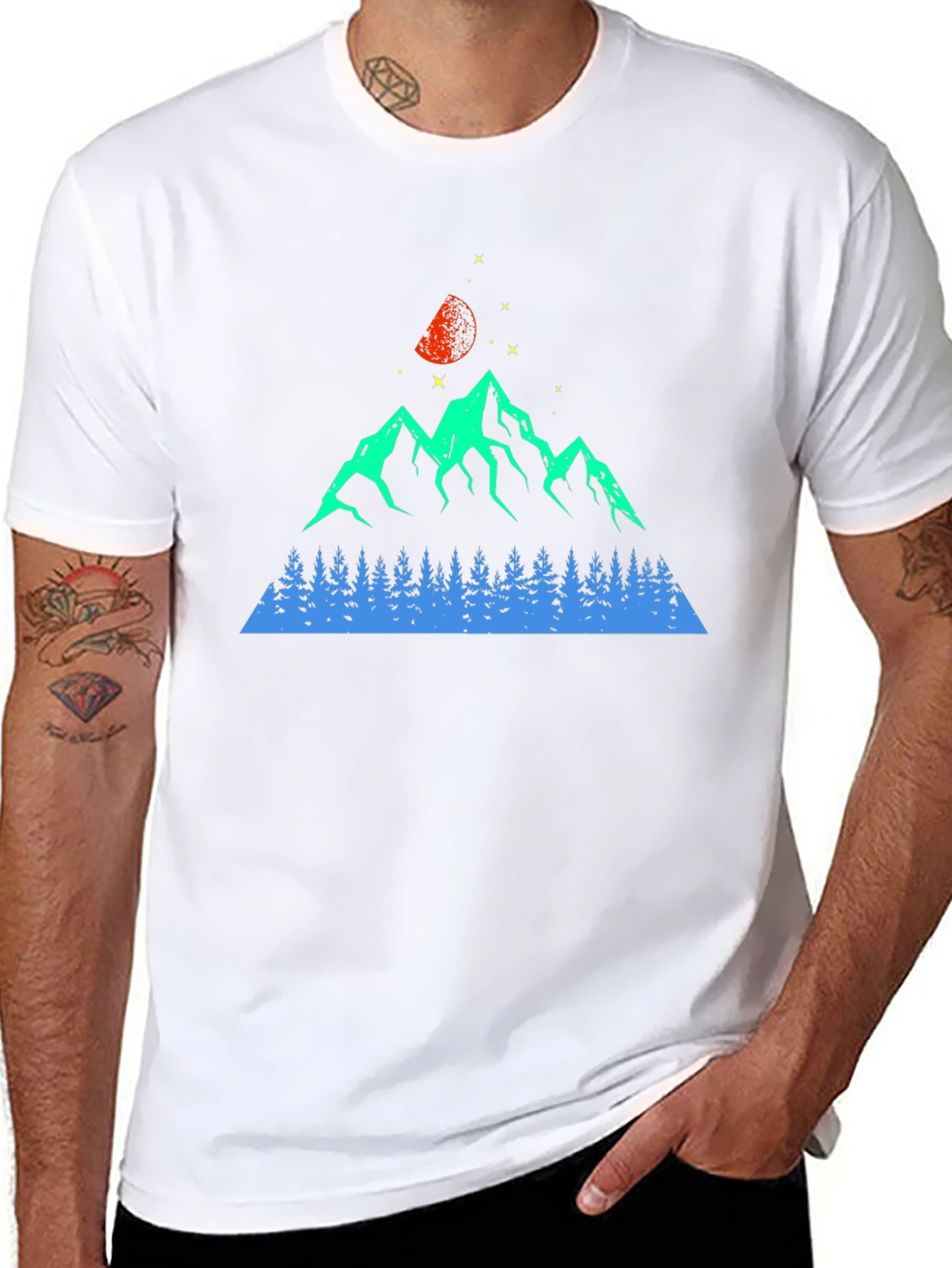 Mountain Graphic Tee - Stylish Nature Design