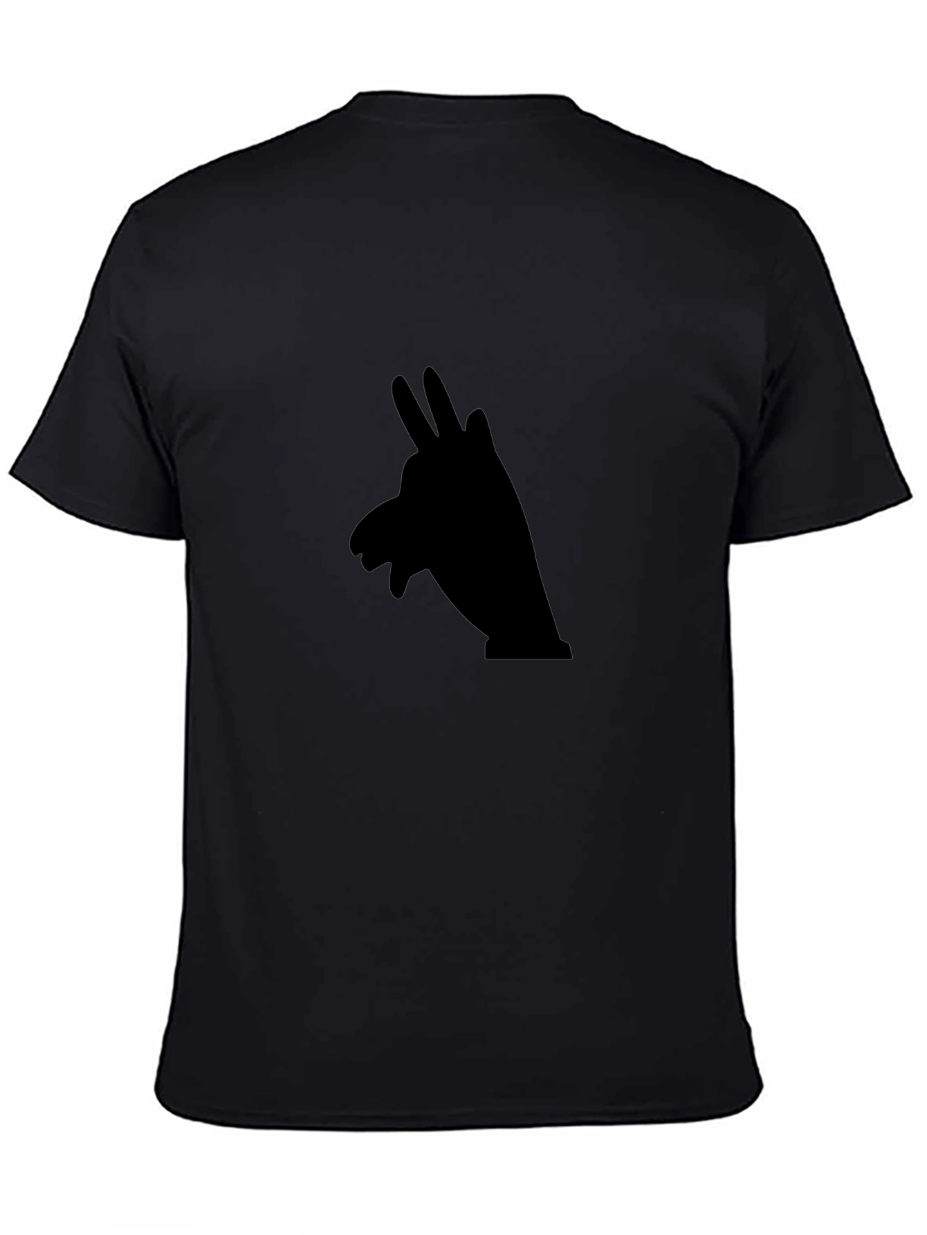 Black Shadow Puppet Graphic Tee - Soft Cotton