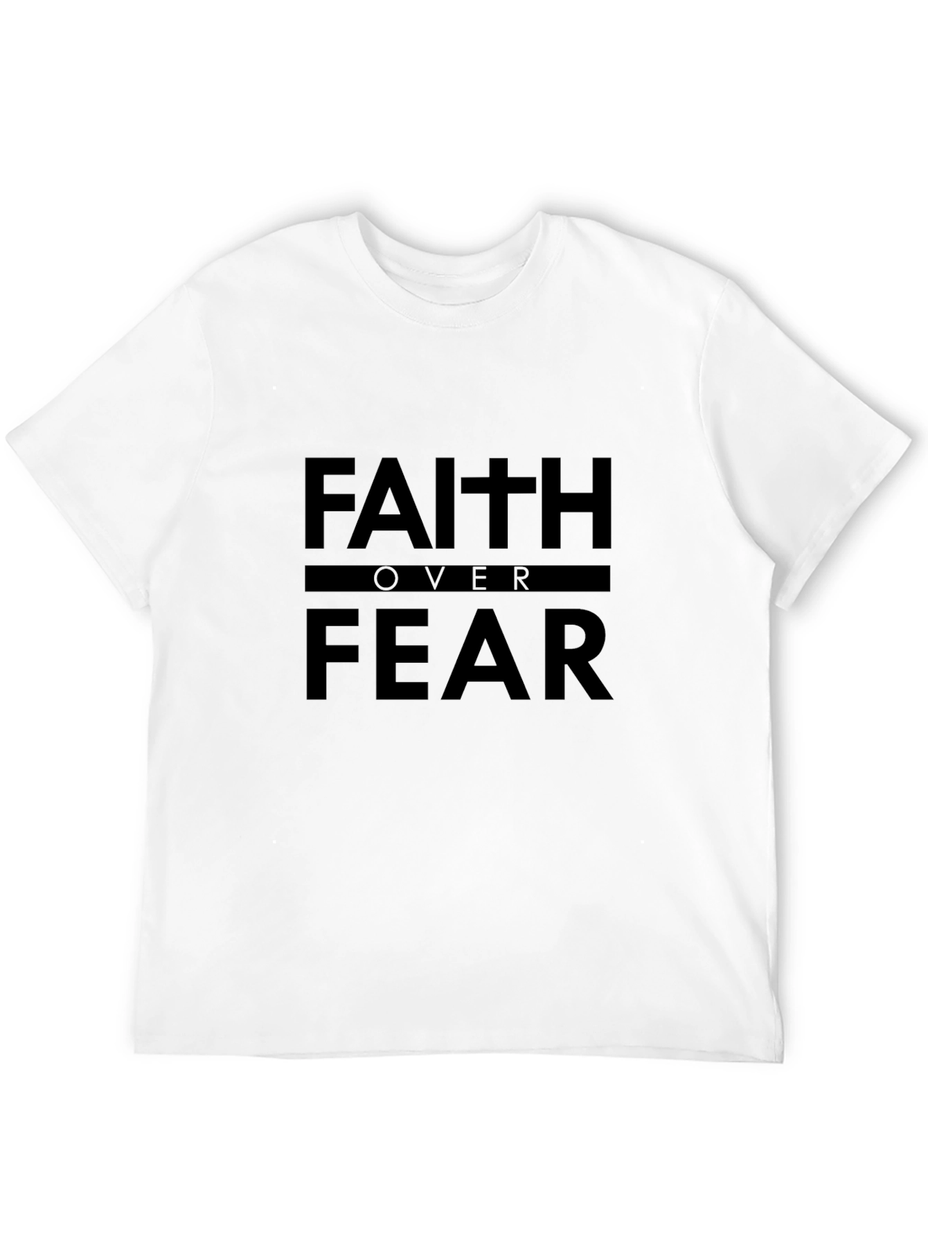 Faith Over Fear T-Shirt - Inspirational Tee