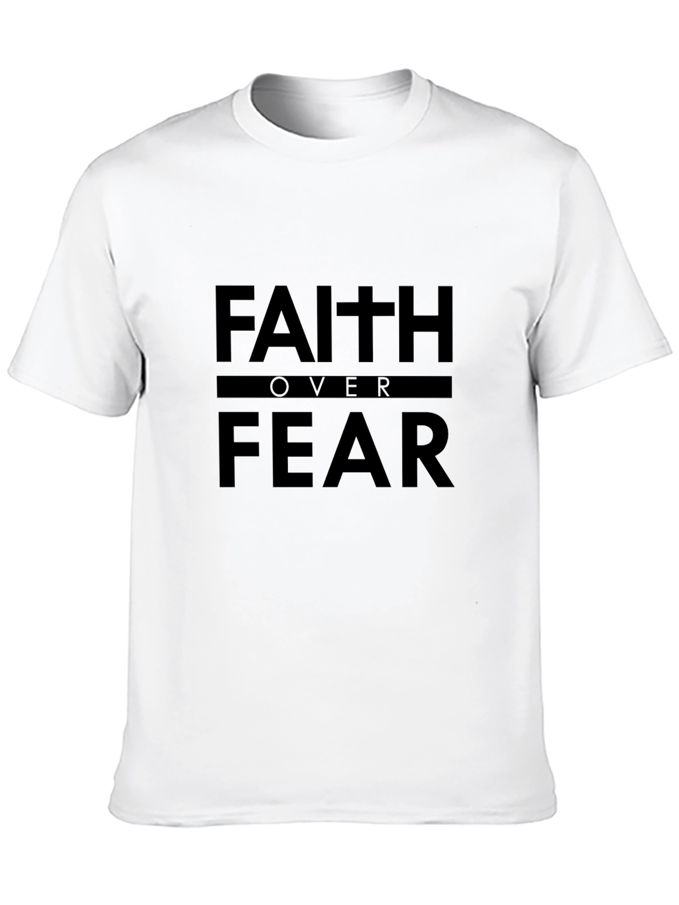 Faith Over Fear T-Shirt - Inspirational Tee