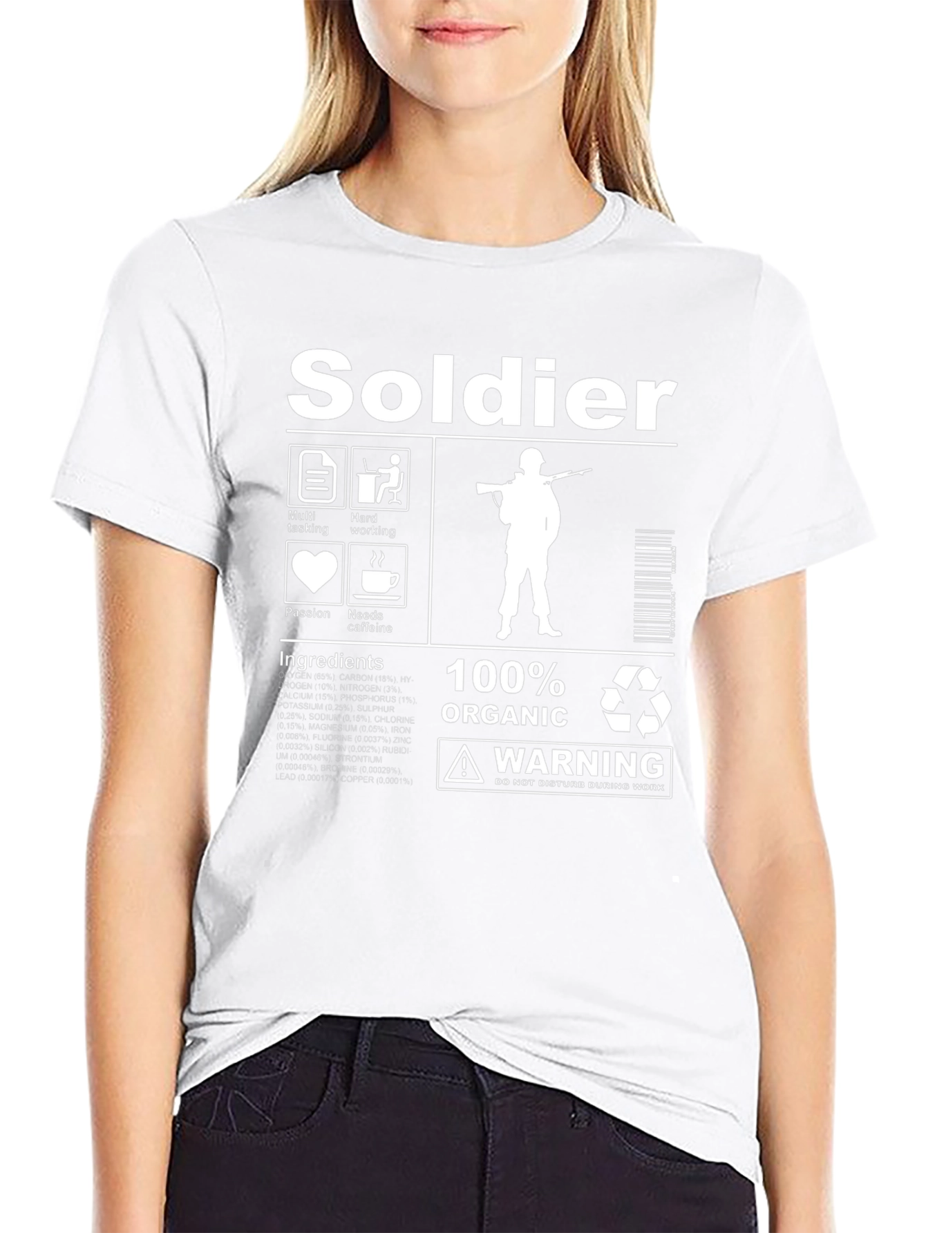 Soldier Graphic T-Shirt - Organic & Humorous