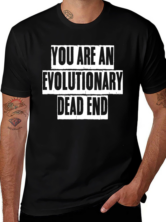 Evolutionary Dead End Graphic Tee - Black