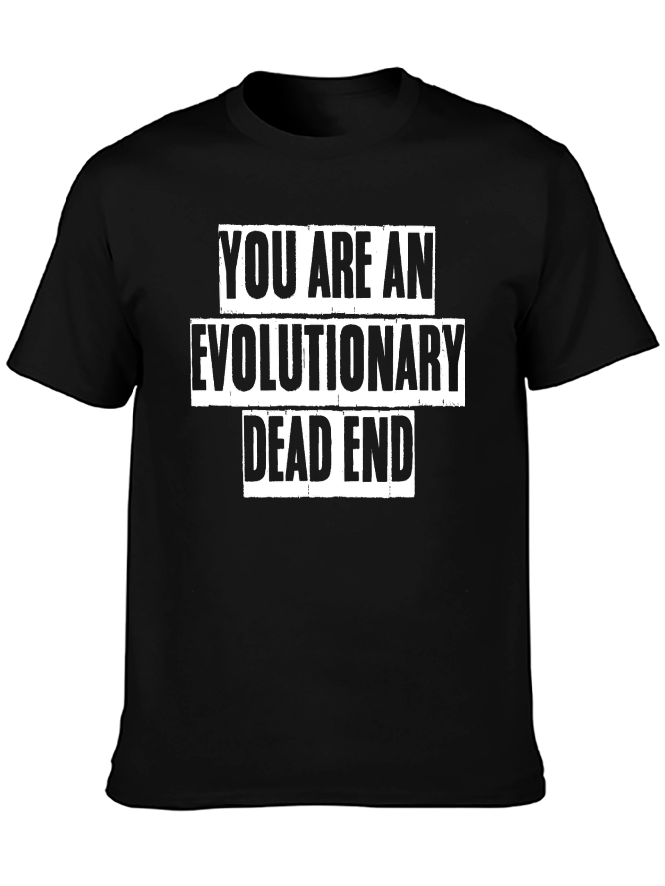 Evolutionary Dead End Graphic Tee - Black