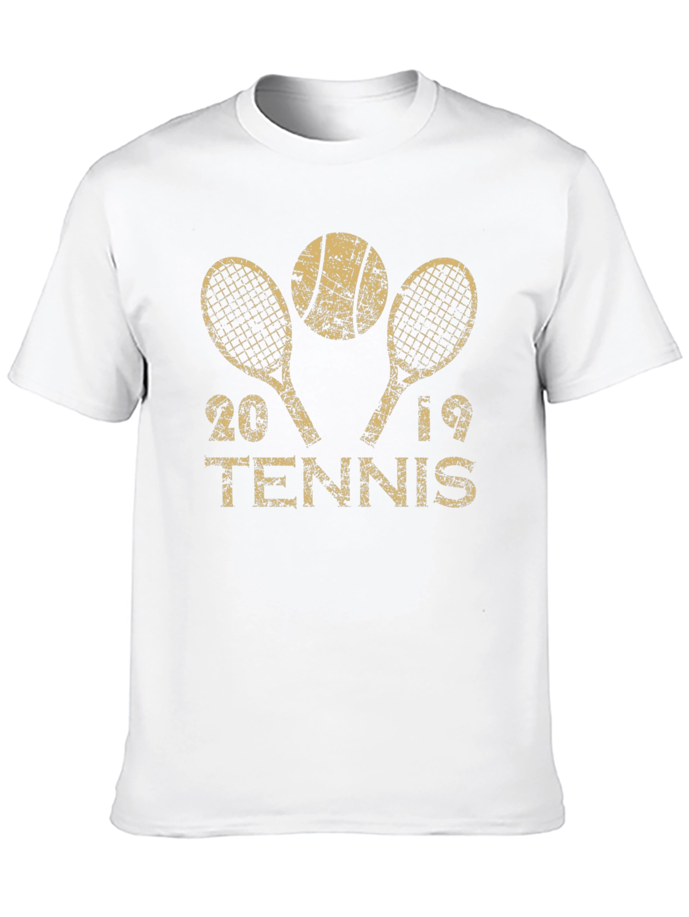 2019 Tennis Black T-Shirt