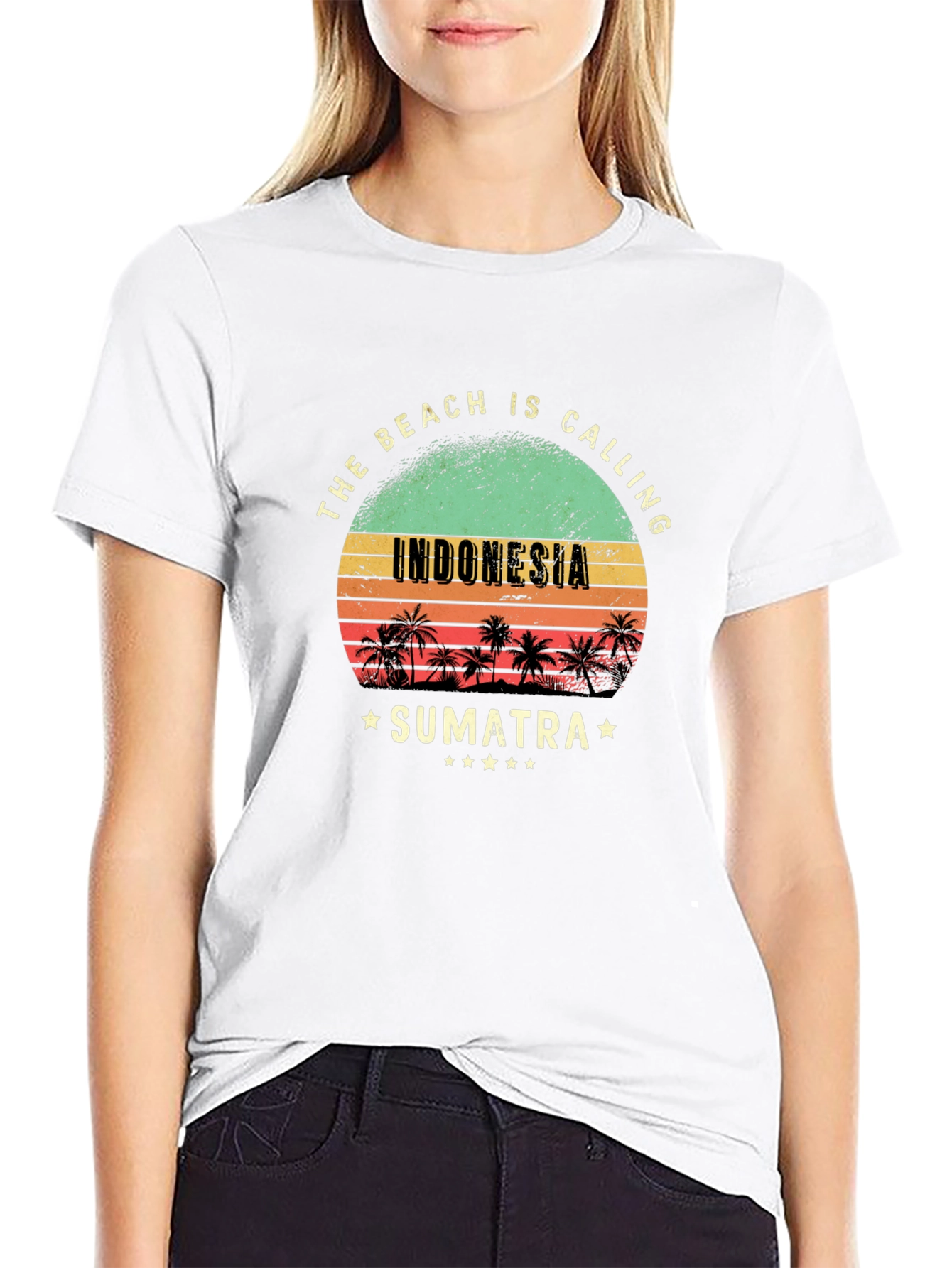 Indonesia Sumatra Beach Calling T-Shirt