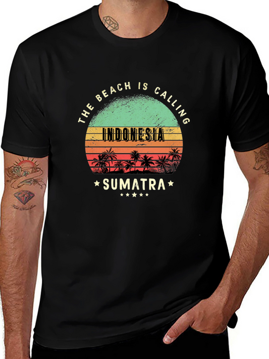 Indonesia Sumatra Beach Calling T-Shirt
