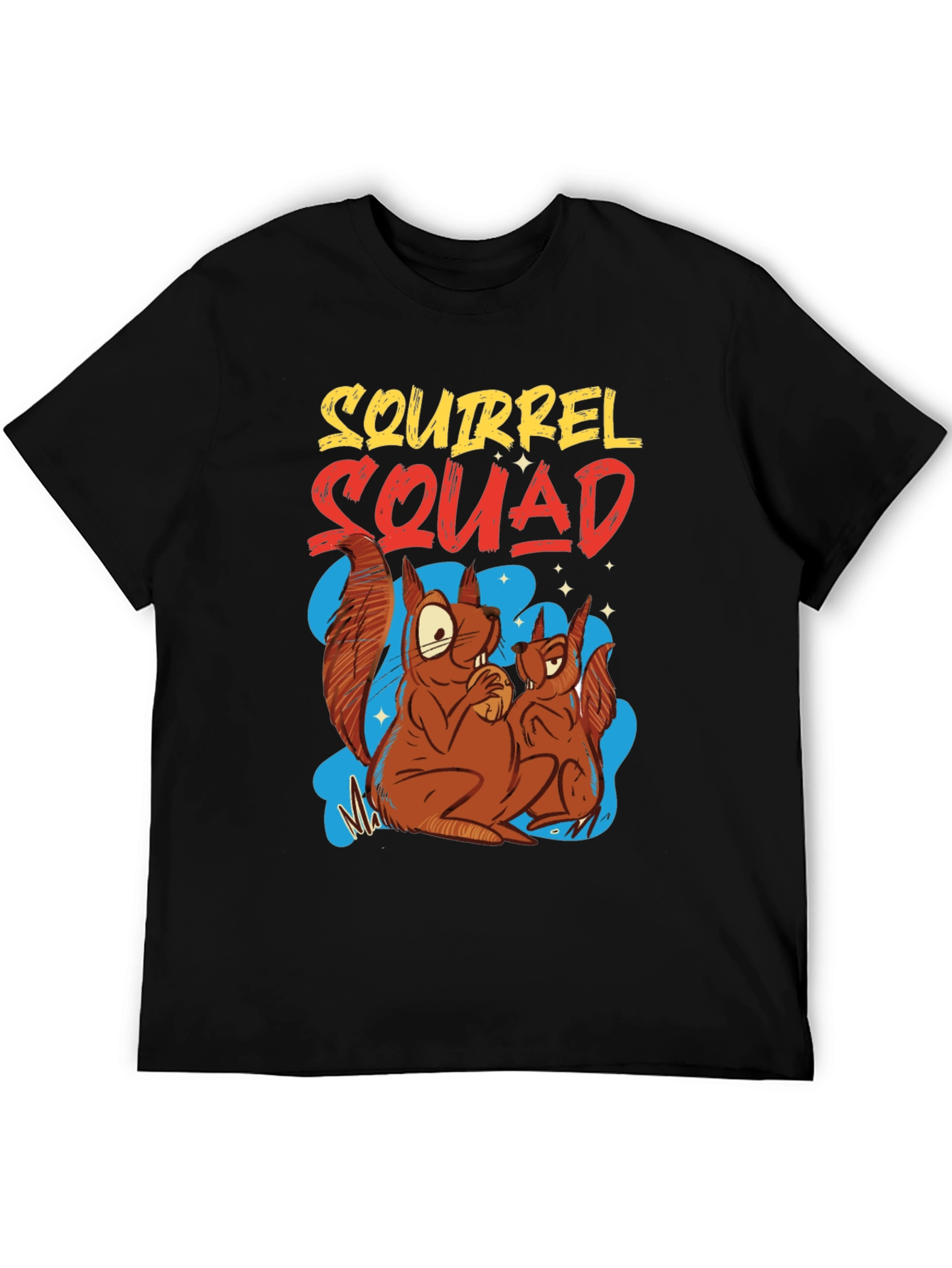 Squirrel Squad Graphic T-Shirt - Fun Cartoon Design